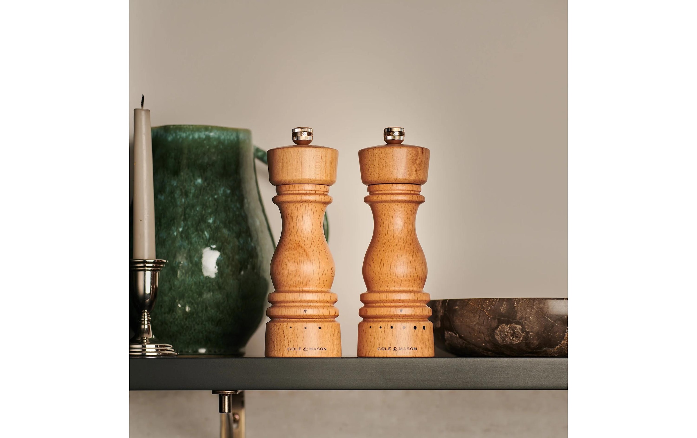 Cole & Mason Salz-/Pfeffermühle »London 2 x 18 cm«