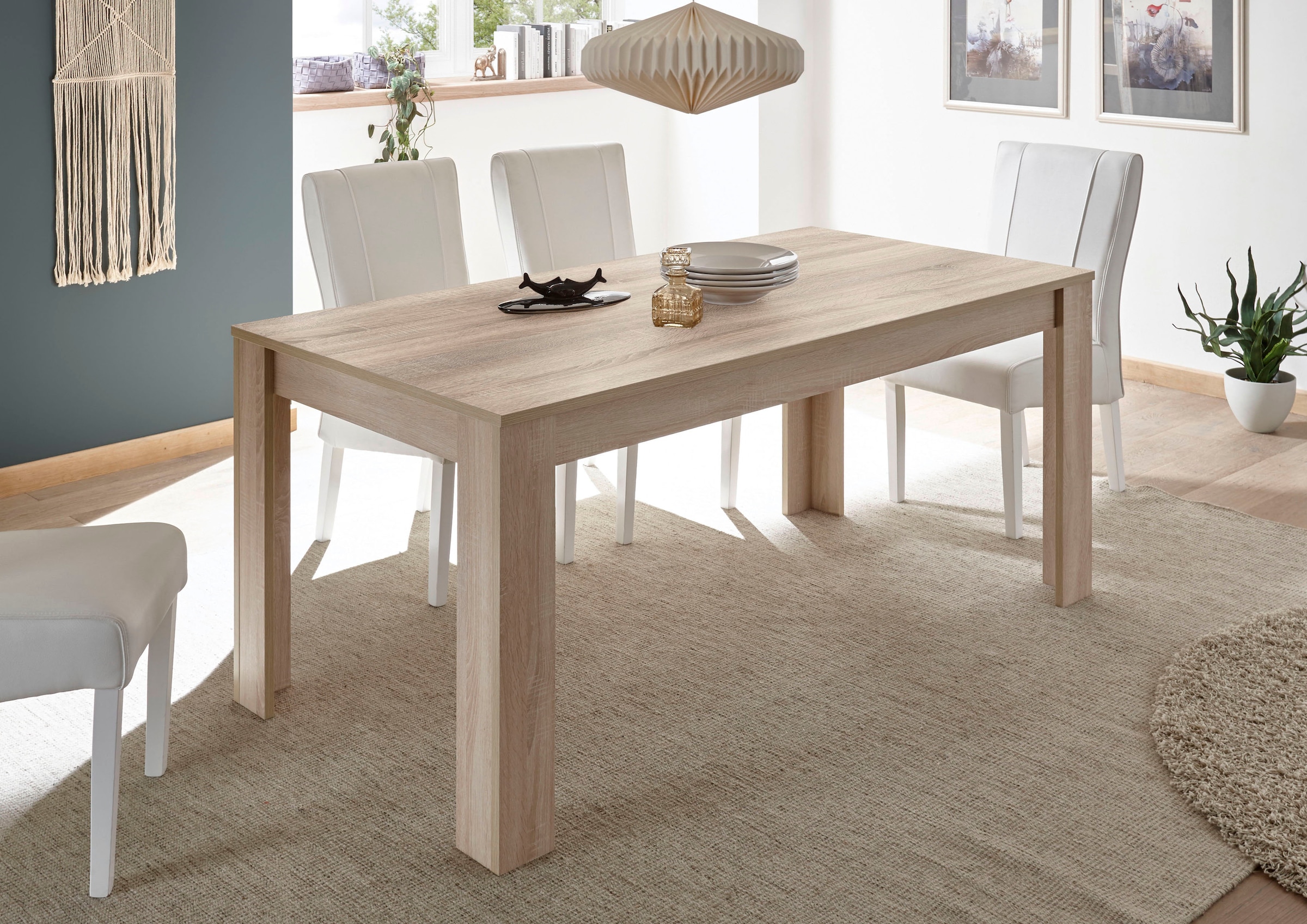 Image of Home affaire Esstisch "Rustica", Breite 180 cm, erweiterbar durch Ansteckplatte