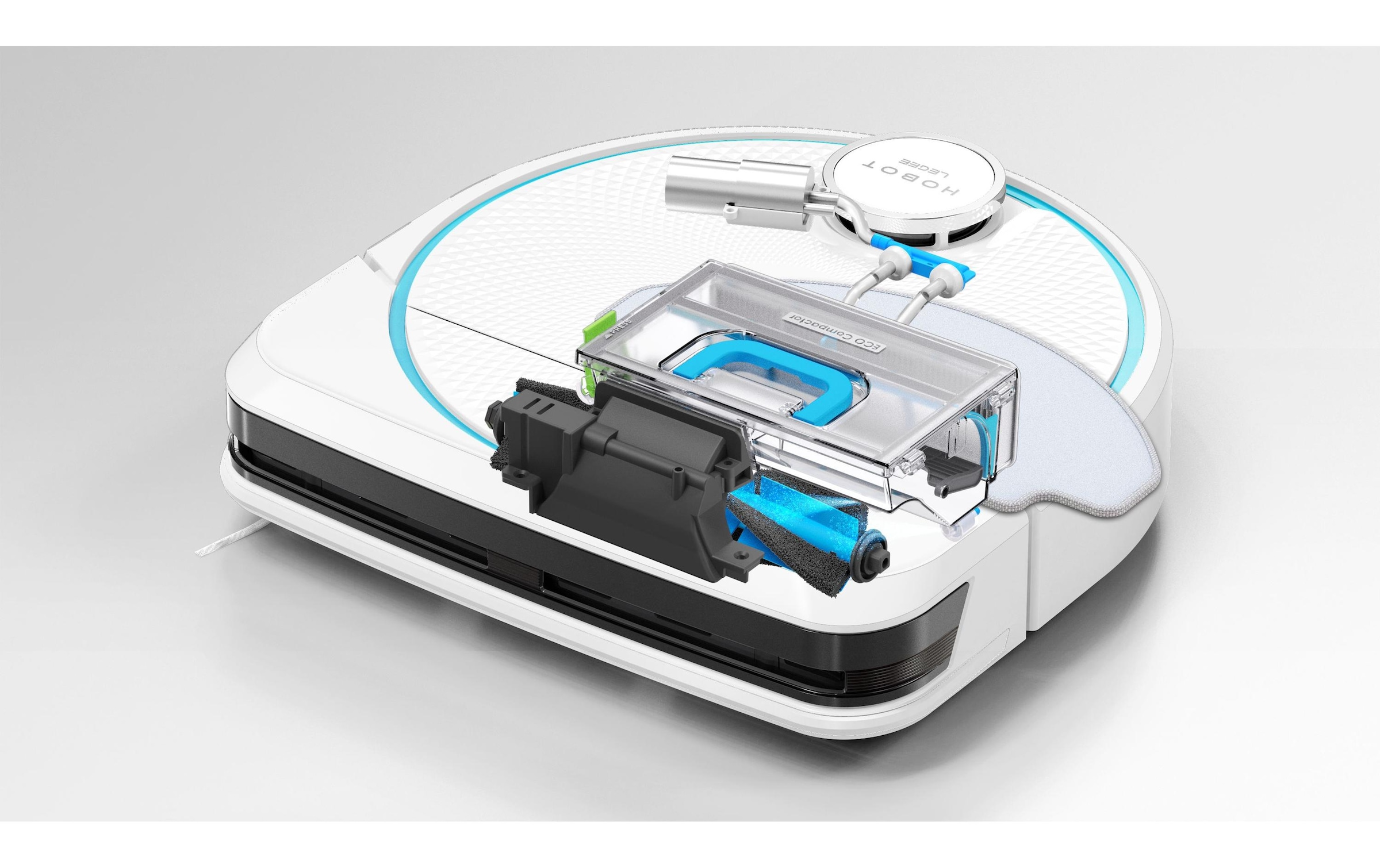 Nass-Trocken-Saugroboter »Hobot Saug- und Legee D8 mit Clean Base«
