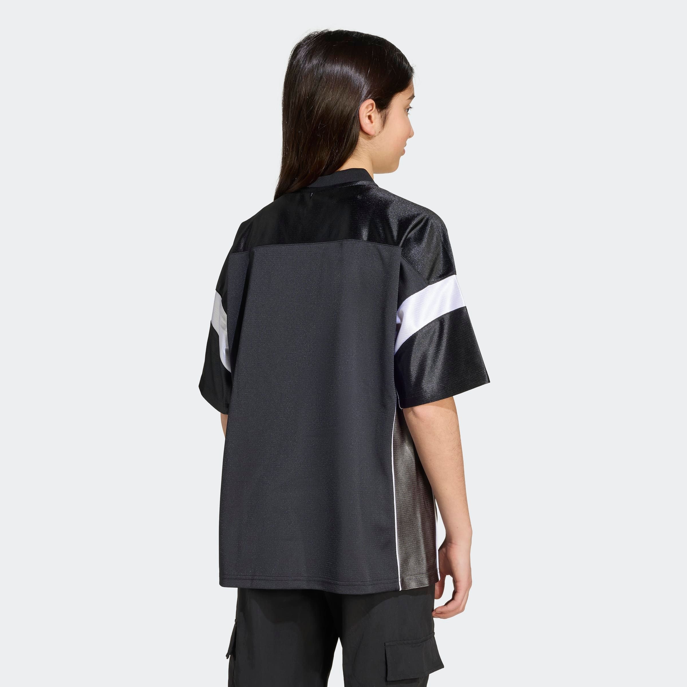 adidas Originals T-Shirt »JERSEY TEE« sportlicher Stil, V-Ausschnitt, Oversize-Passform, aus Polyester