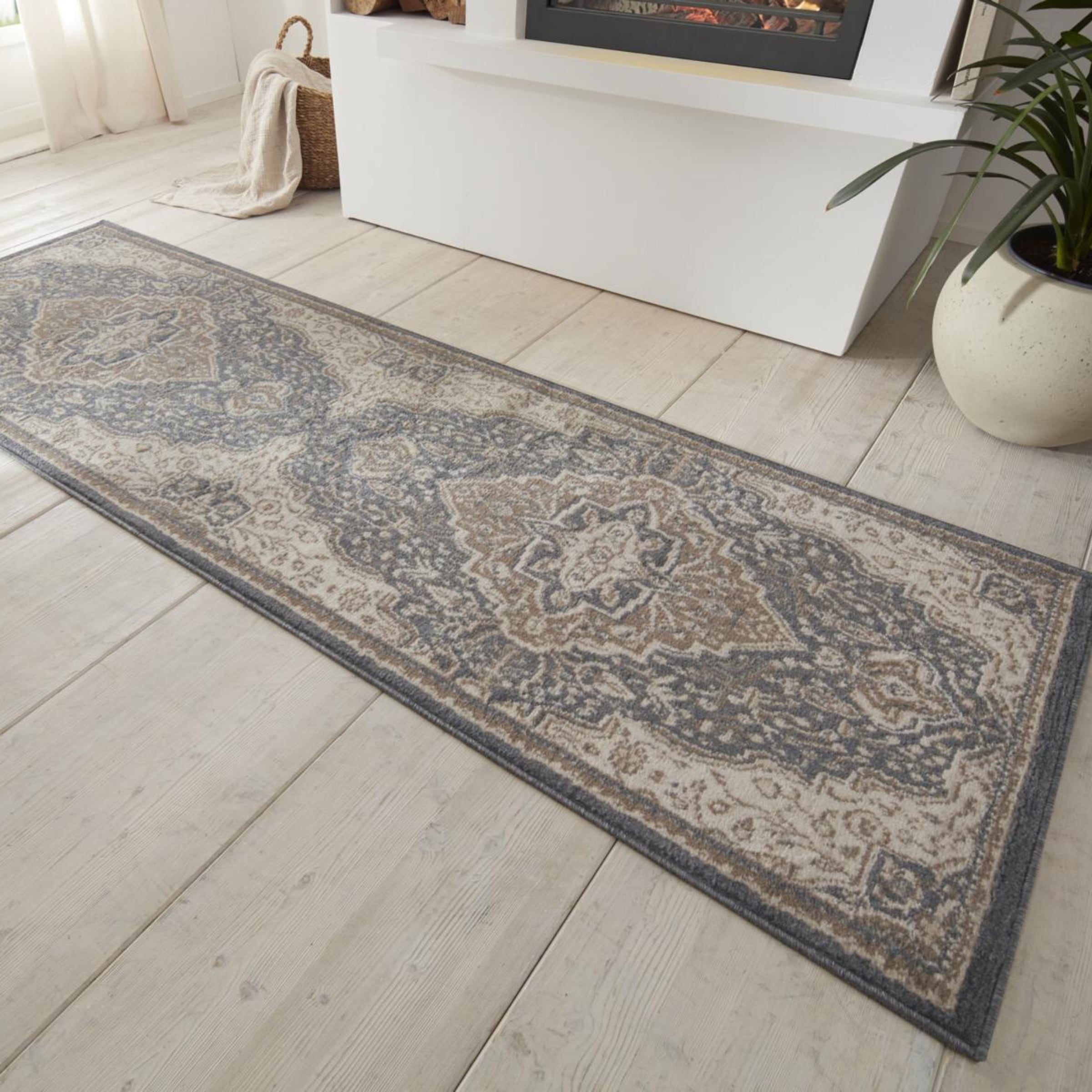 Image of HANSE Home Teppich "Orken" rechteckig 8 mm Höhe Kurzflor, Läufer, Orient, Vintage, Wohnzimmer, Schlafzimmer, Esszimmer