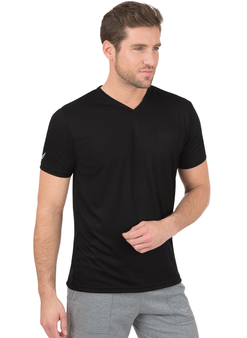 Trigema T-Shirt »TRIGEMA V-Shirt COOLMAX®«