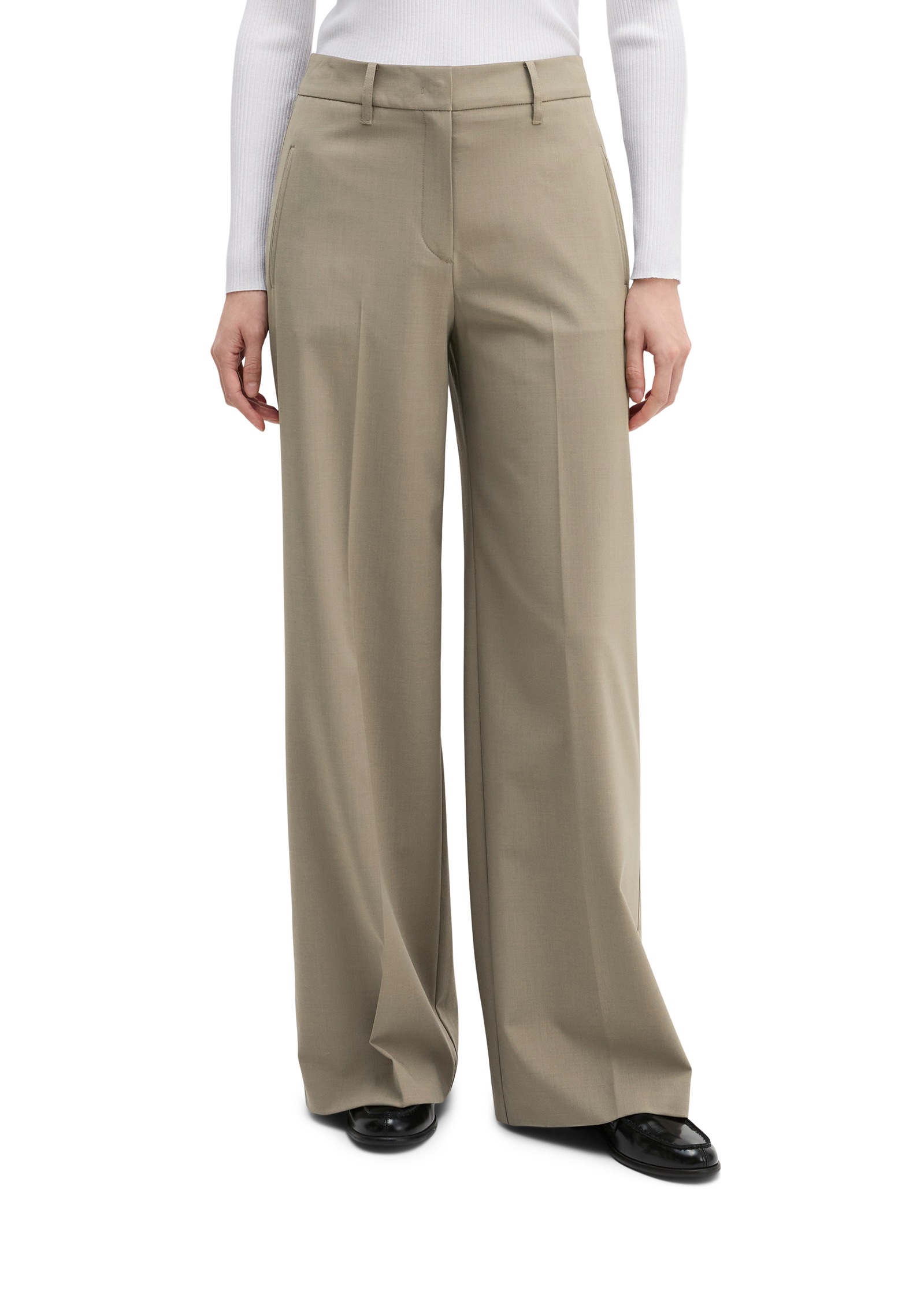 Image of Marc OPolo Anzughose "DFB Travel Collection" aus Wool-Stretch, normale Leibhöhe