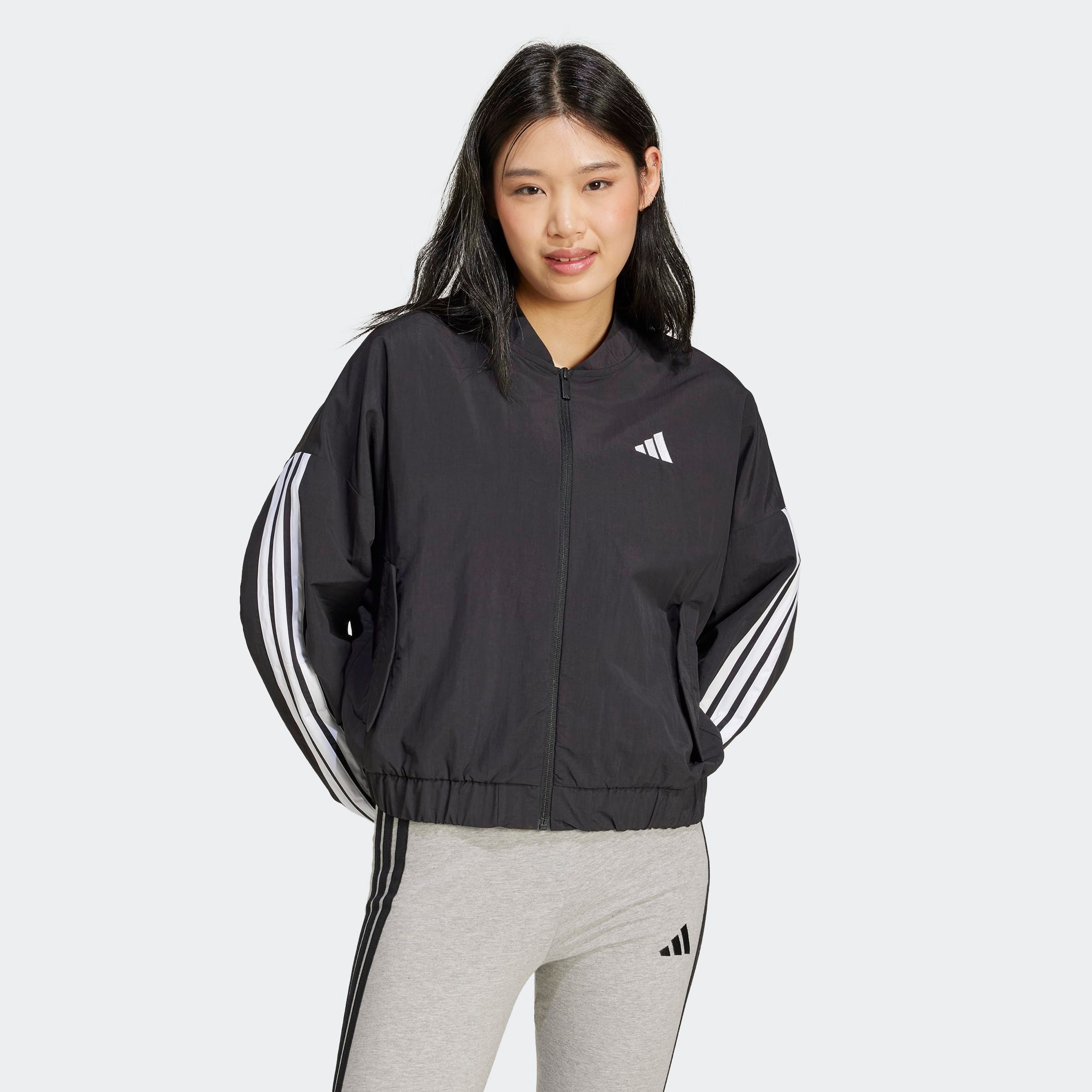 Image of adidas Sportswear Bomberjacke "ESSENTIALS 3-STREIFEN LIFESTYLE WOVEN"