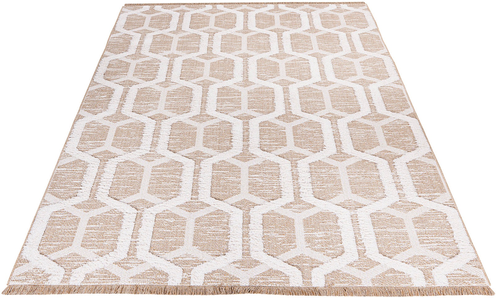 Image of Obsession Teppich »My Nomad 440«, rechteckig, 15 mm Höhe, modernes Design, 3D-Effekt, mit Fransen, ideal im Wohnzimmer & Schlafzimmer bei Ackermann Versand Schweiz