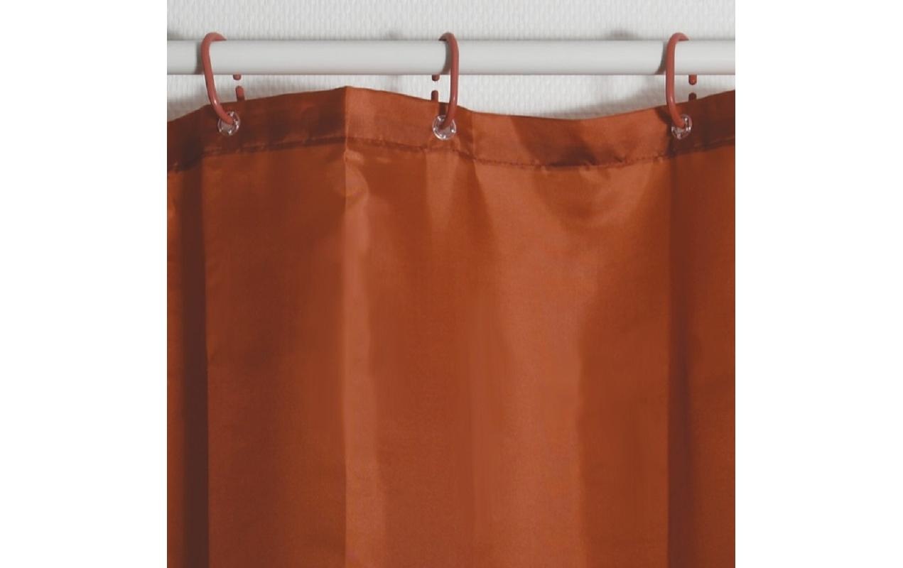 MSV Rideau de douche »MSV Uni, Terracotta« Breite 180 cm