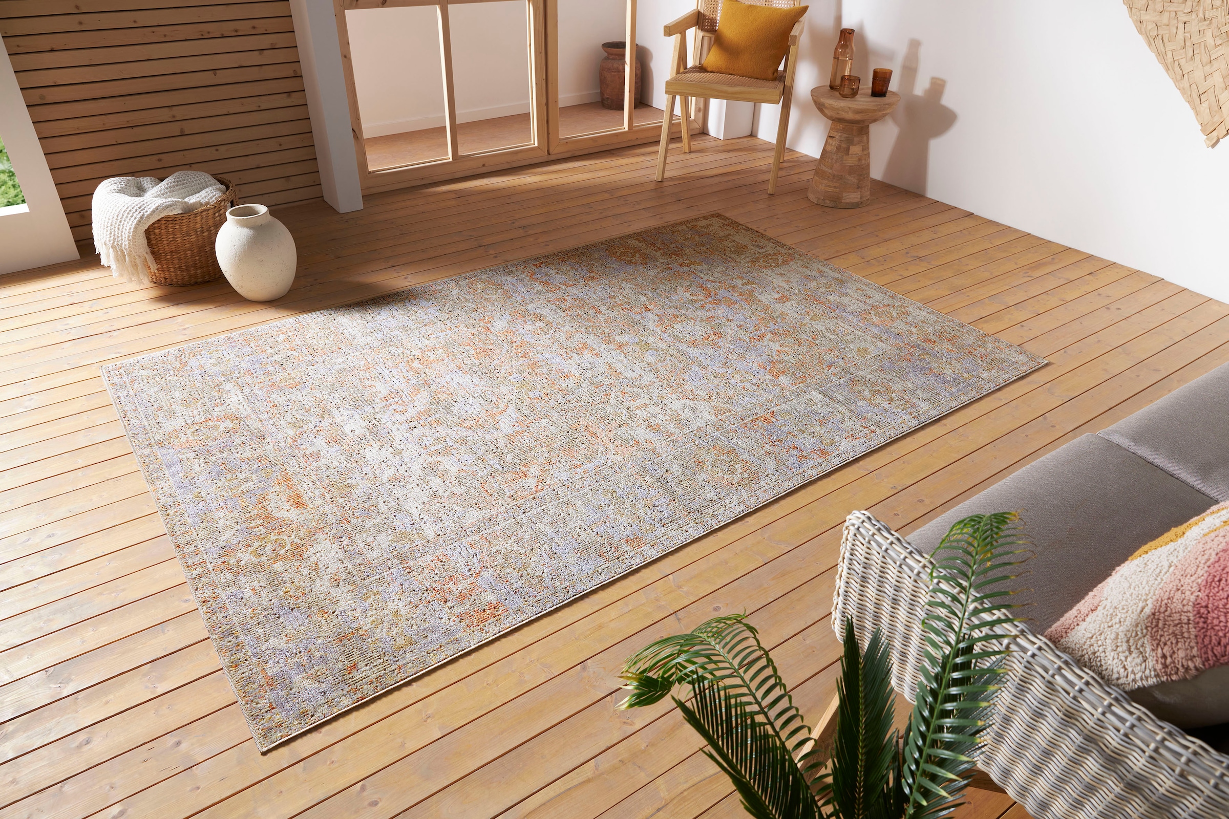 Image of HANSE Home Teppich "Port Said" rechteckig 3 mm Höhe In-& Outdoor, Läufer, Wetterfest, Balkon, Wohnzimmer, Orient