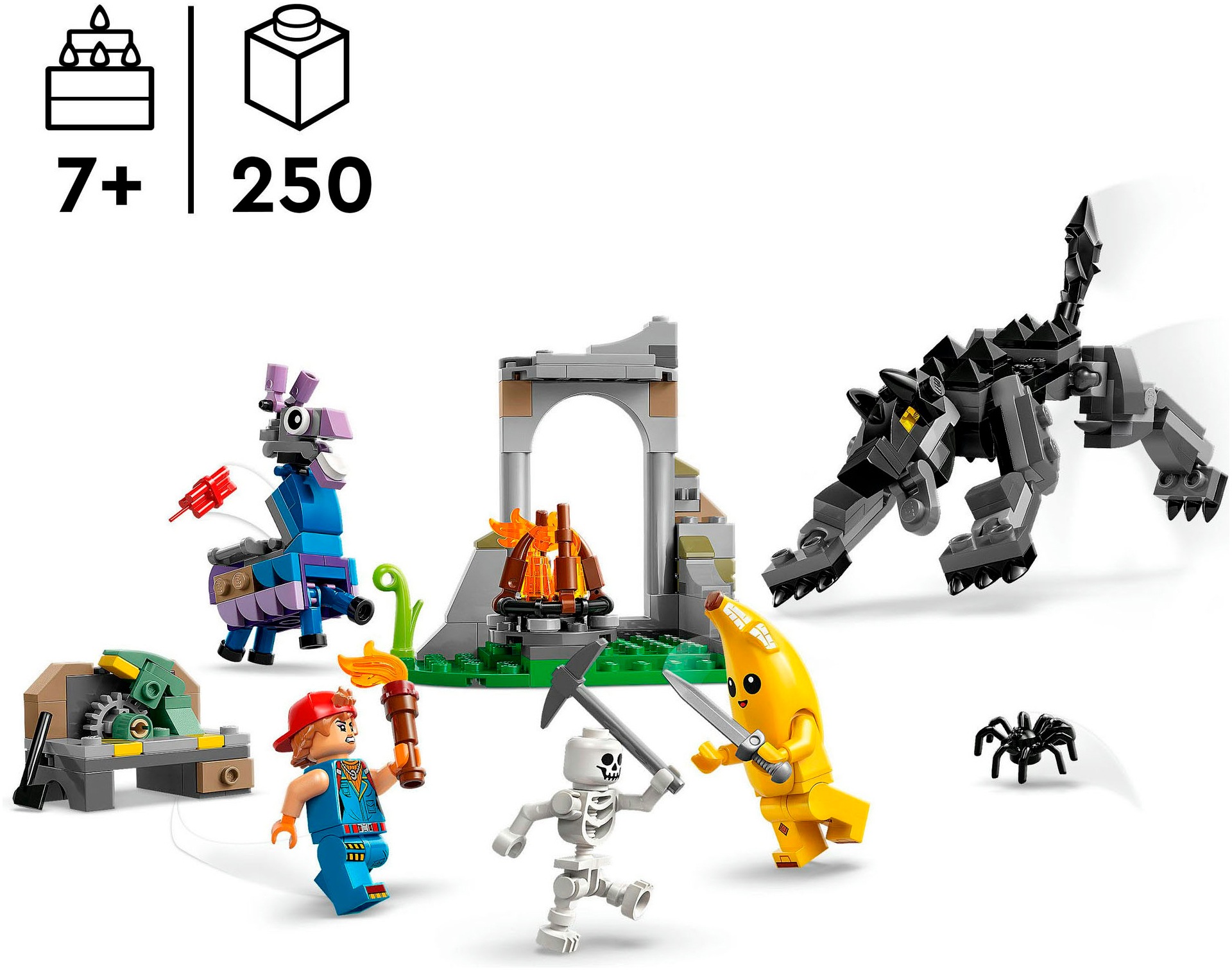 LEGO® Pions de construction »Das Lager von Schali und der Zündkerzenkünstlerin (77075)« LEGO Fortnite; Made in Europe