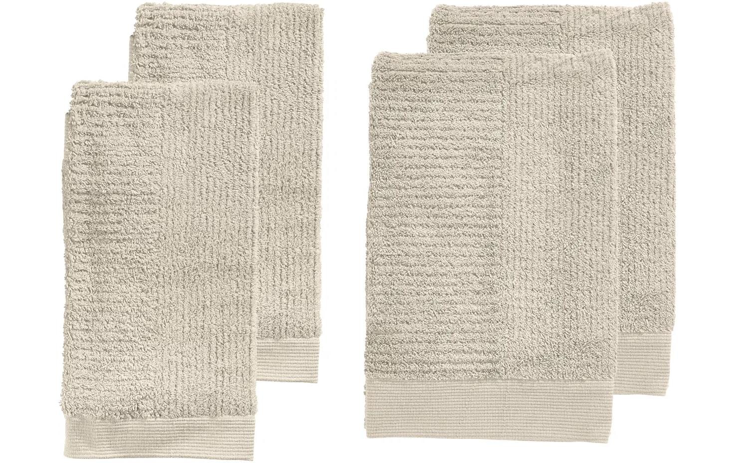 Zone Denmark Set de serviettes »Frottierwäscheset Classic« 4 Frottee