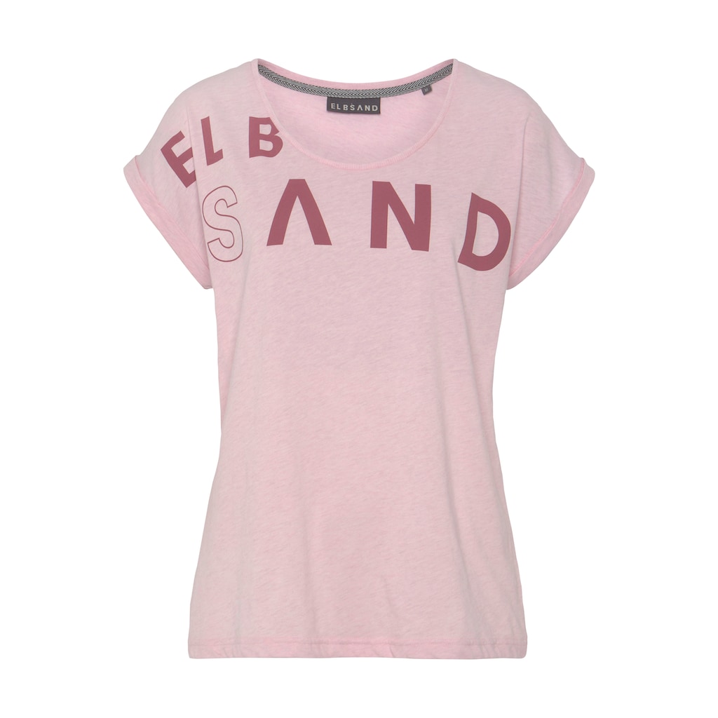 Elbsand T-Shirt, aus weichem Jersey, Kurzarmshirt, sportlich und bequem