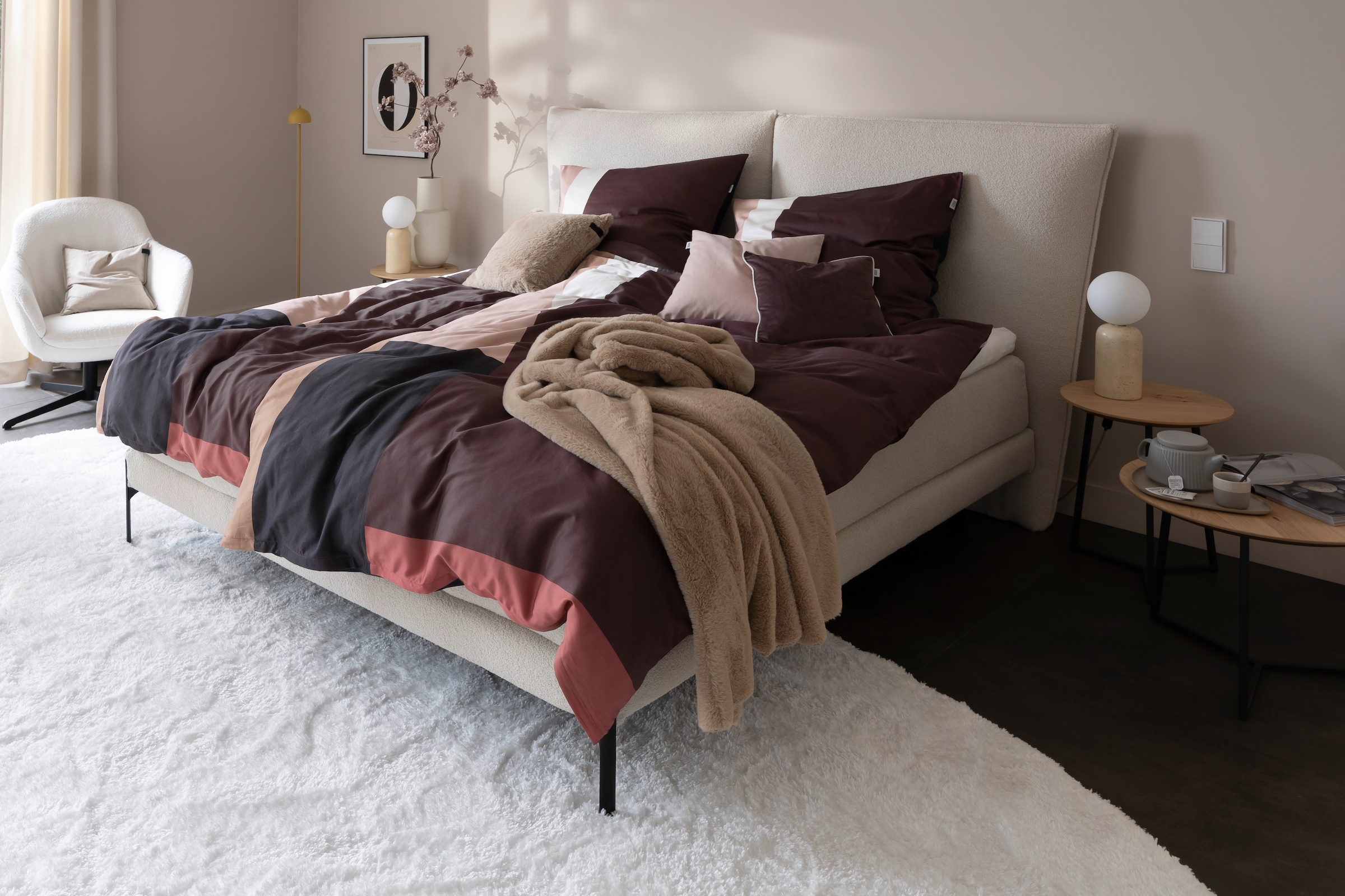 SCHÖNER WOHNEN-Kollektion Wendebettwäsche »Jolie« aus 100% Baumwolle