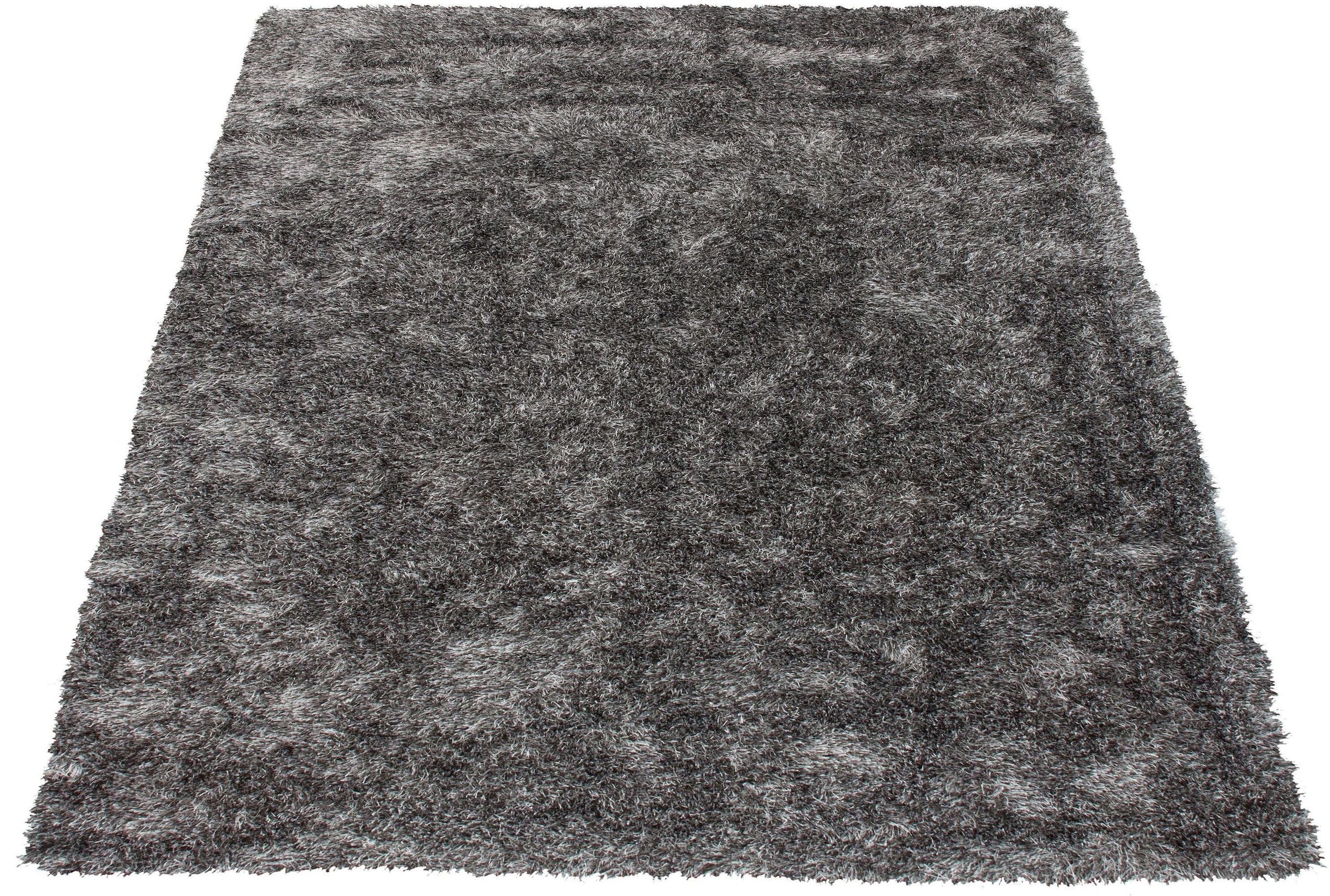 Bruno Banani Hochflor-Teppich »Alga«, rechteckig, 40 mm Höhe, Uni, Shaggy, Langflor, besonders weich und kuschelig, Wohnzimmer