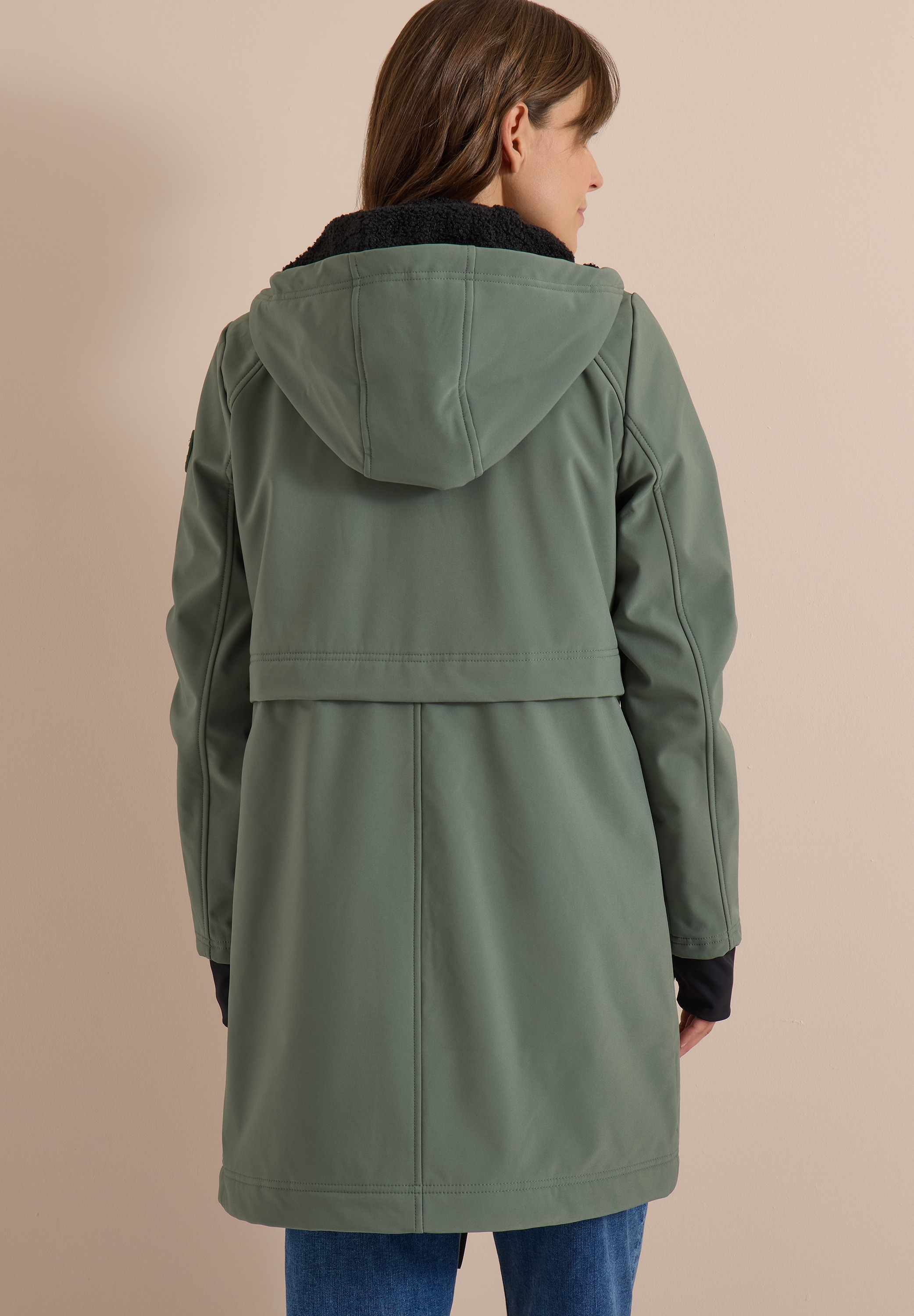 Cecil Manteau softshell avec capuche, déperlant, softshell