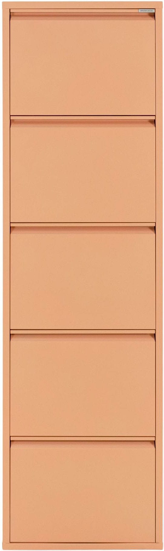 Image of Spinder Design Schuhschrank "Billi Schuhklapper" Metall, Breite 50 cm, Höhe 169 cm, 5 Klappen