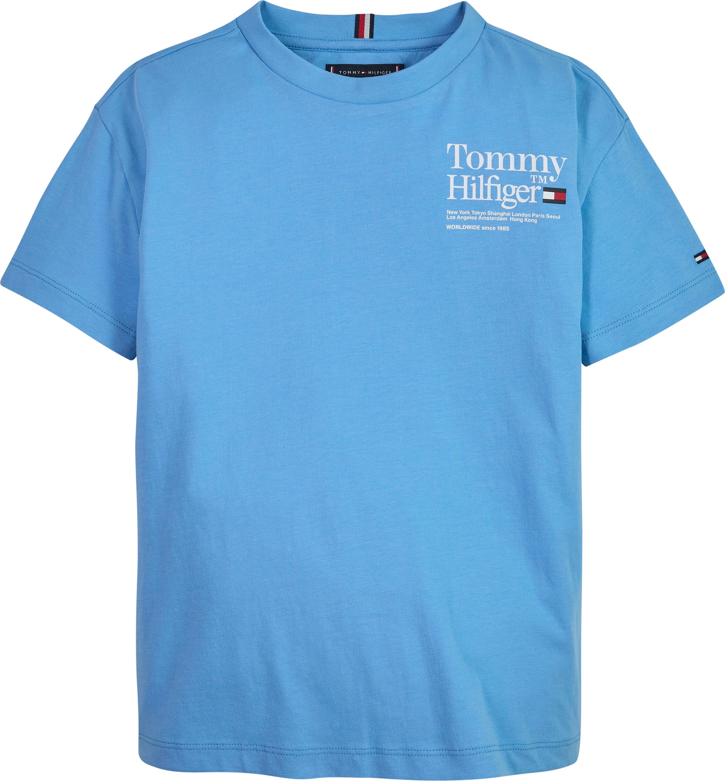 Tommy Hilfiger T-Shirt »TIMELESS TOMMY TEE S/S«, mit Logodruck auf der Brust kaufen