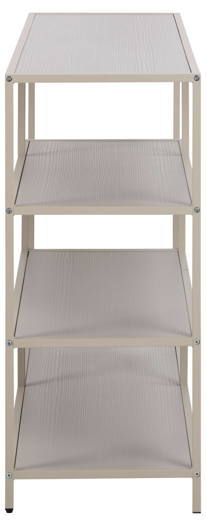 ACTONA GROUP Bücherregal »Seaford - Mehrzweckregal & Raumteiler, modern, Metall« 114x35x78 cm,  Asymmetrisch, stabil & viel Stauraum, zeitloses Design, 6 Regalböden