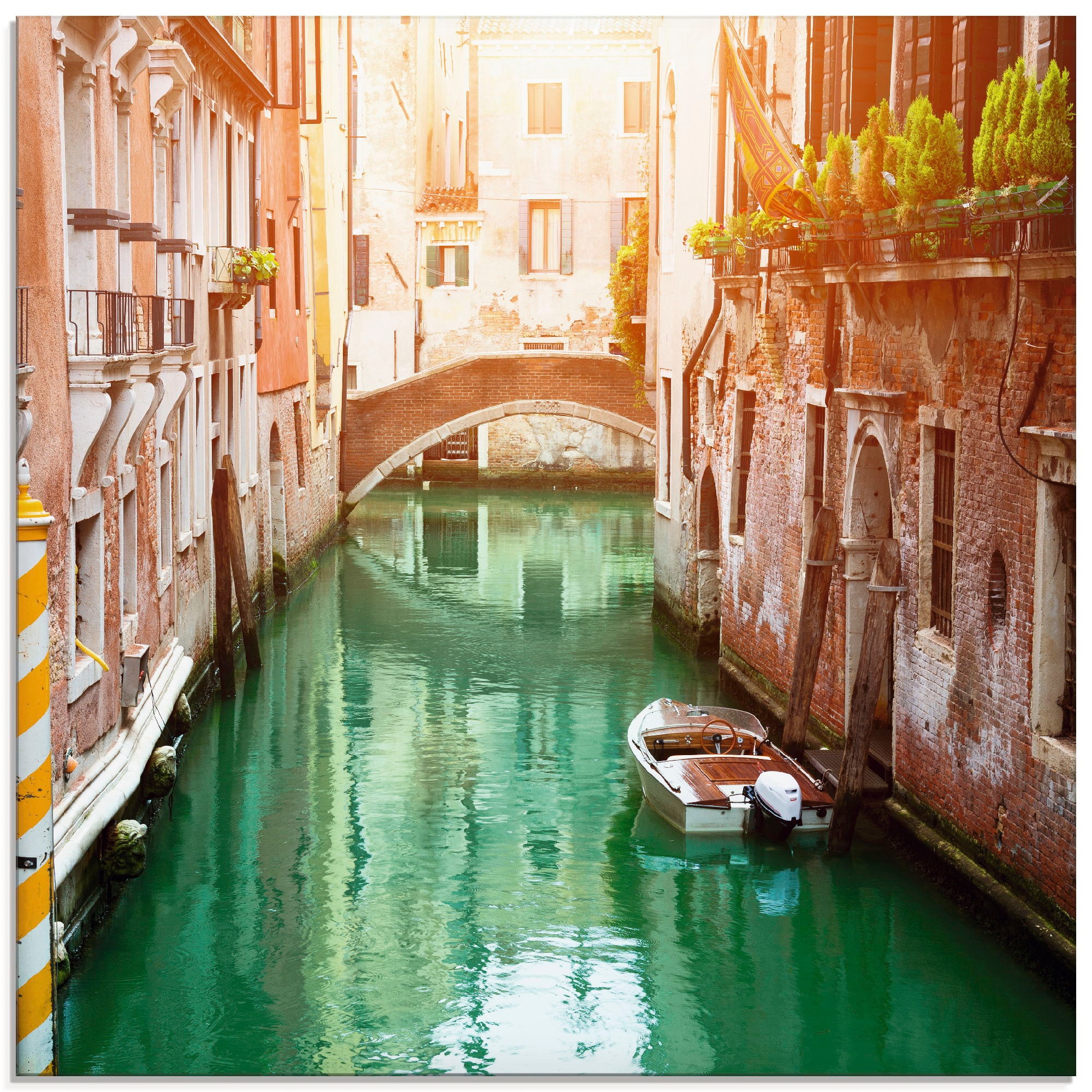 Image of Artland Glasbild »Venedig Canal«, Italien, (1 St.) bei Ackermann Versand Schweiz