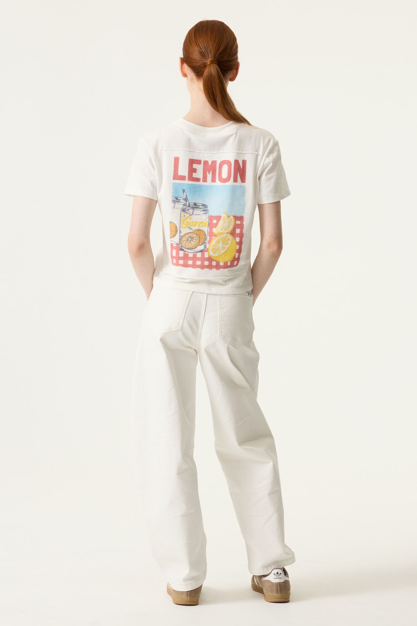 Garcia Rundhalsshirt mit grossem Rückenprint