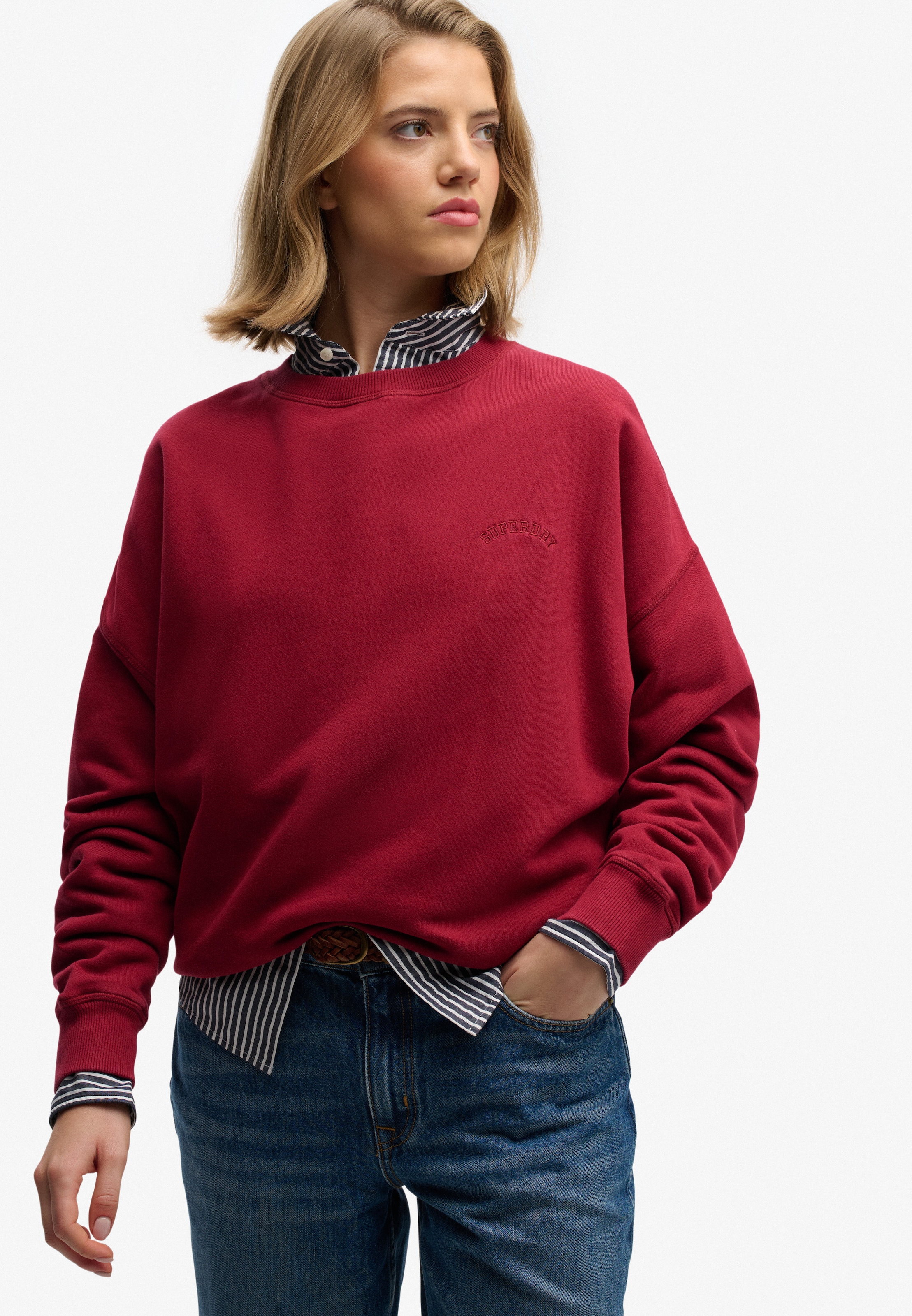 Superdry Sweatshirt »ESSENTIAL LOGO CREW«
