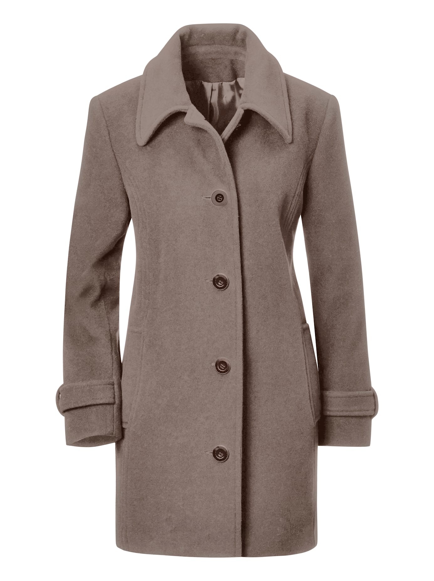 Classic Wolljacke, ohne Kapuze