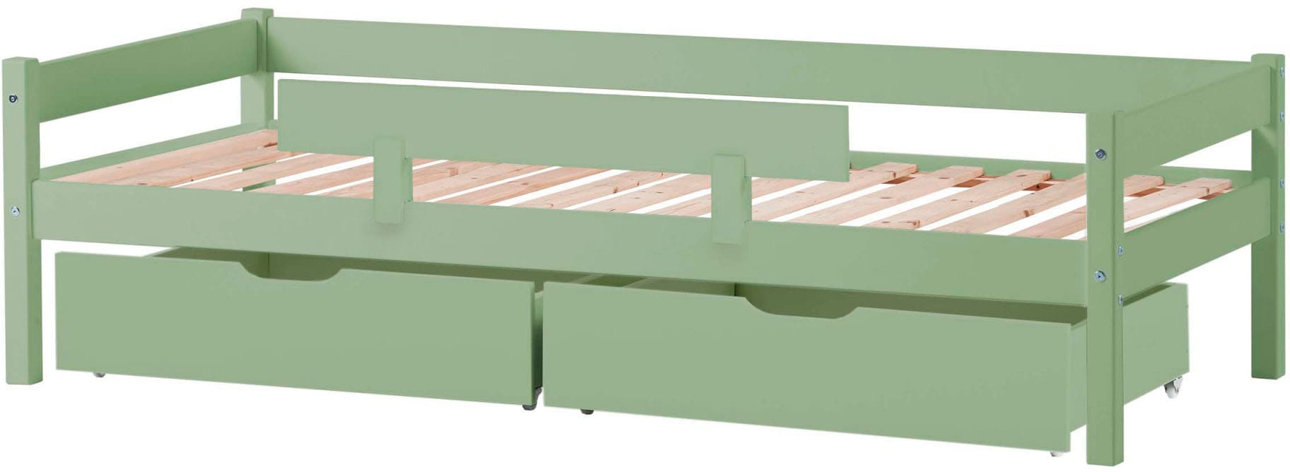 Home affaire Jugendbett »ECO One« Kinderbett mit Rausfallschutz, mit 2 Schubkästen
