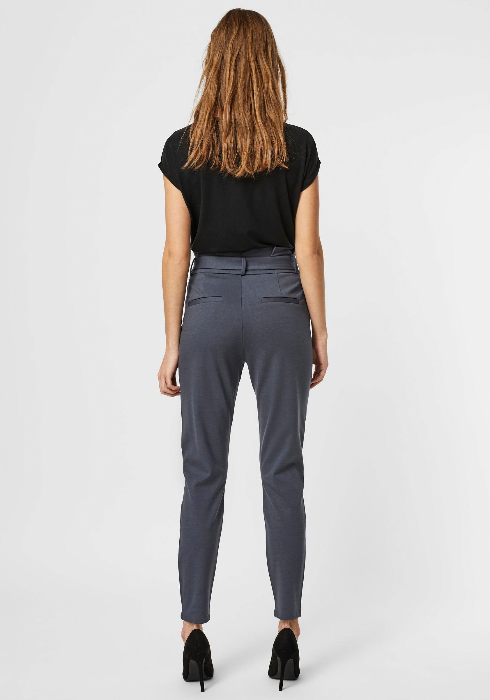 Vero Moda Pantalon paperbag »VMEVA HR LOOSE PAPERBAG PANT GA NOOS«  mélange de viscose