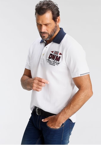 Man's World Poloshirt, in Piqué-Qualität mit Kontrastkragen kaufen