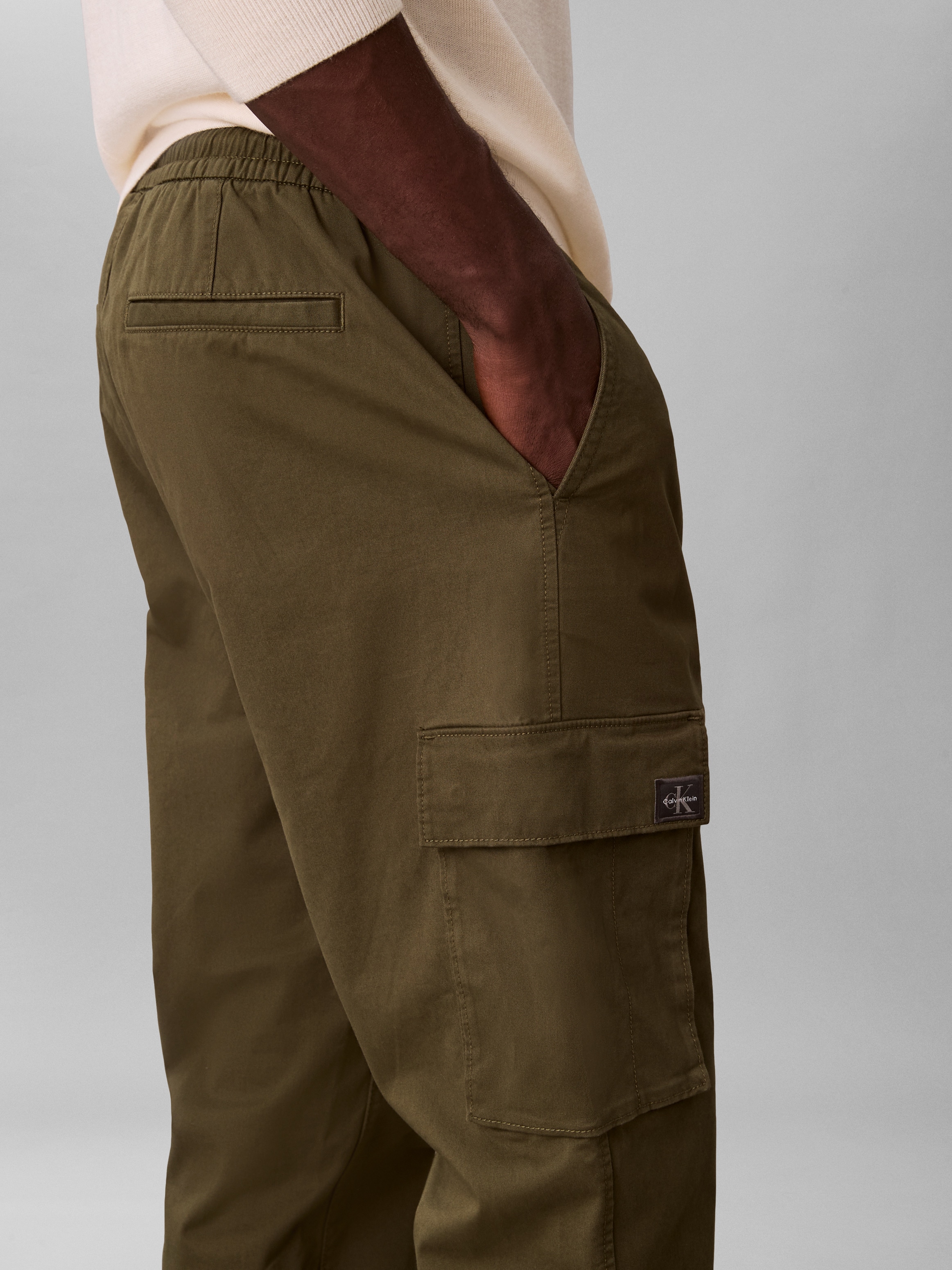 Calvin Klein Jeans Pantalon cargo  elastischer Bund, Skinny fit, Cargotaschen