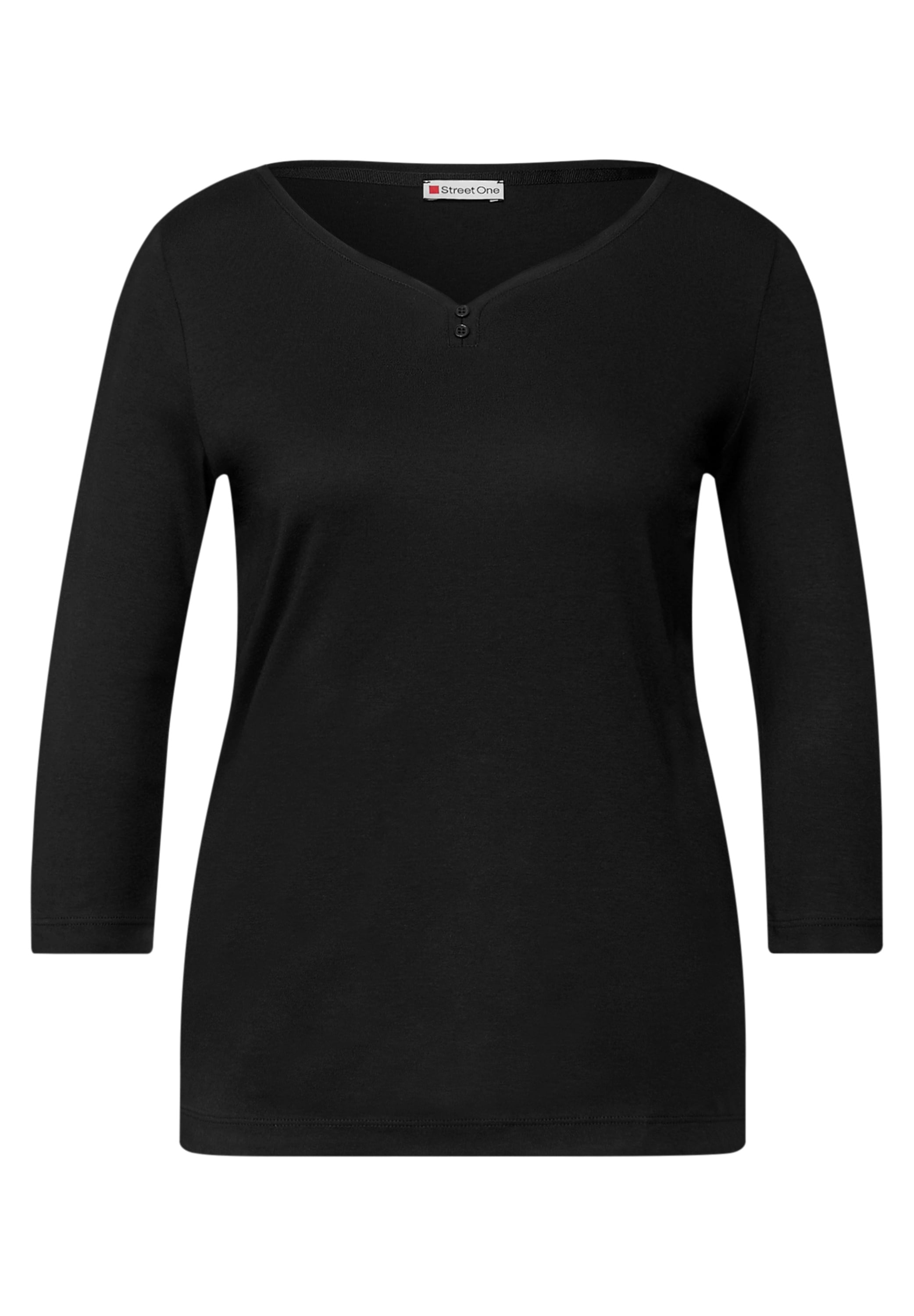 STREET ONE 3/4-Arm-Shirt, mit Knopfdetail
