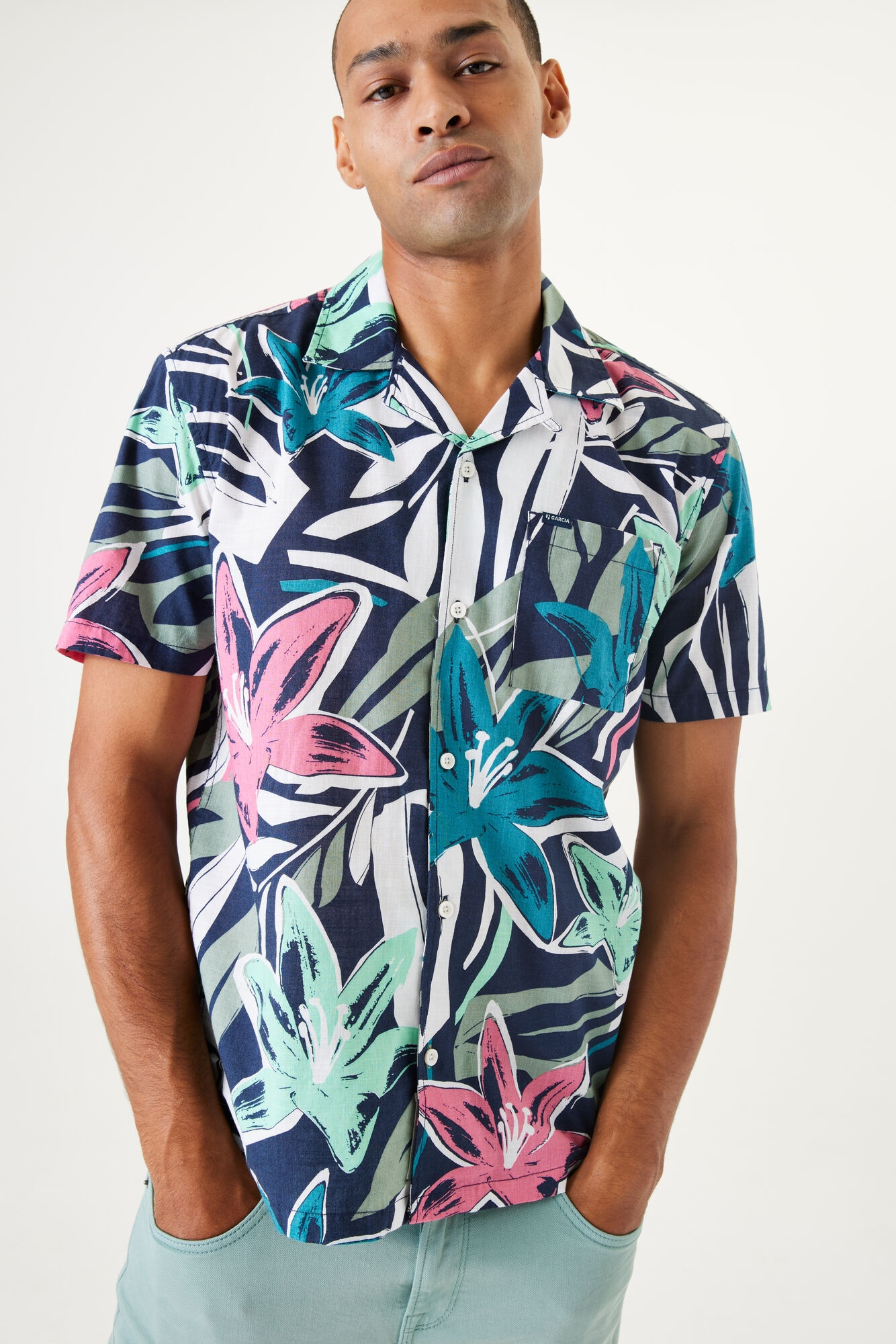 Kurzarmhemd »Regular fit«, im Hawaii-Look