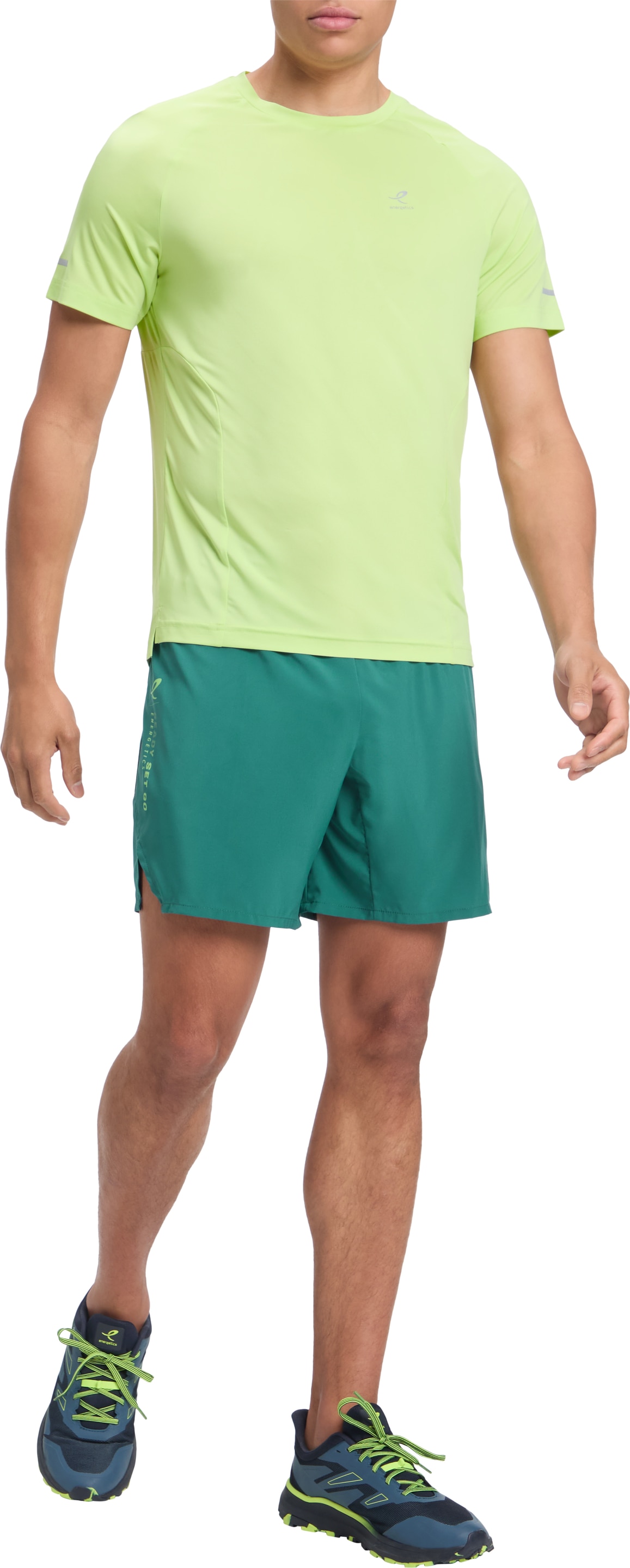 Energetics T-shirt de course »HE.-T-SHIRT ELLAZOR II SHORT SLEEVE M« avec manches courtes, en polyester et élasthanne, coupe régulière