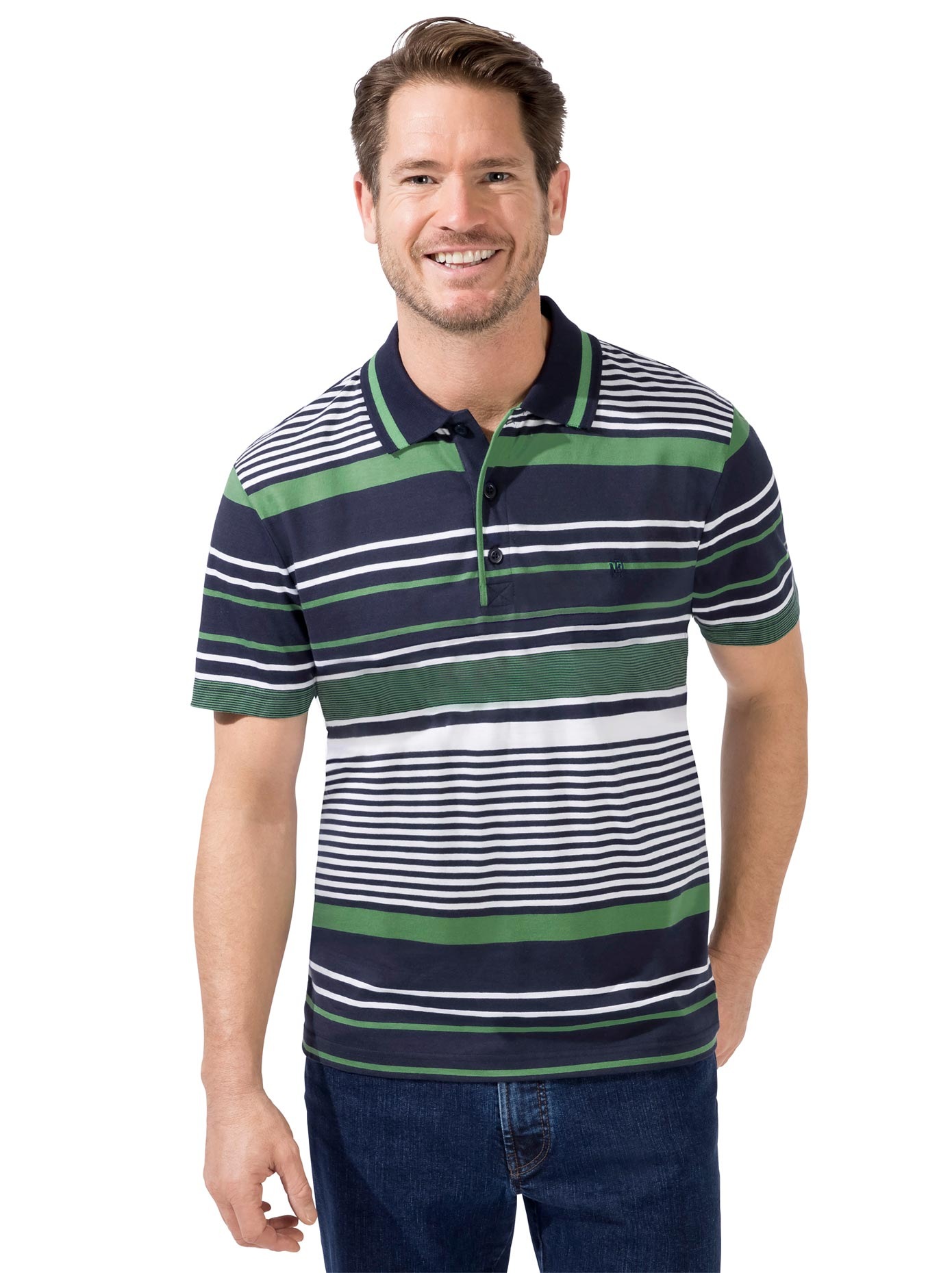 Image of Marco Donati Poloshirt »Kurzarm-Shirt«, (1 tlg.) bei Ackermann Versand Schweiz