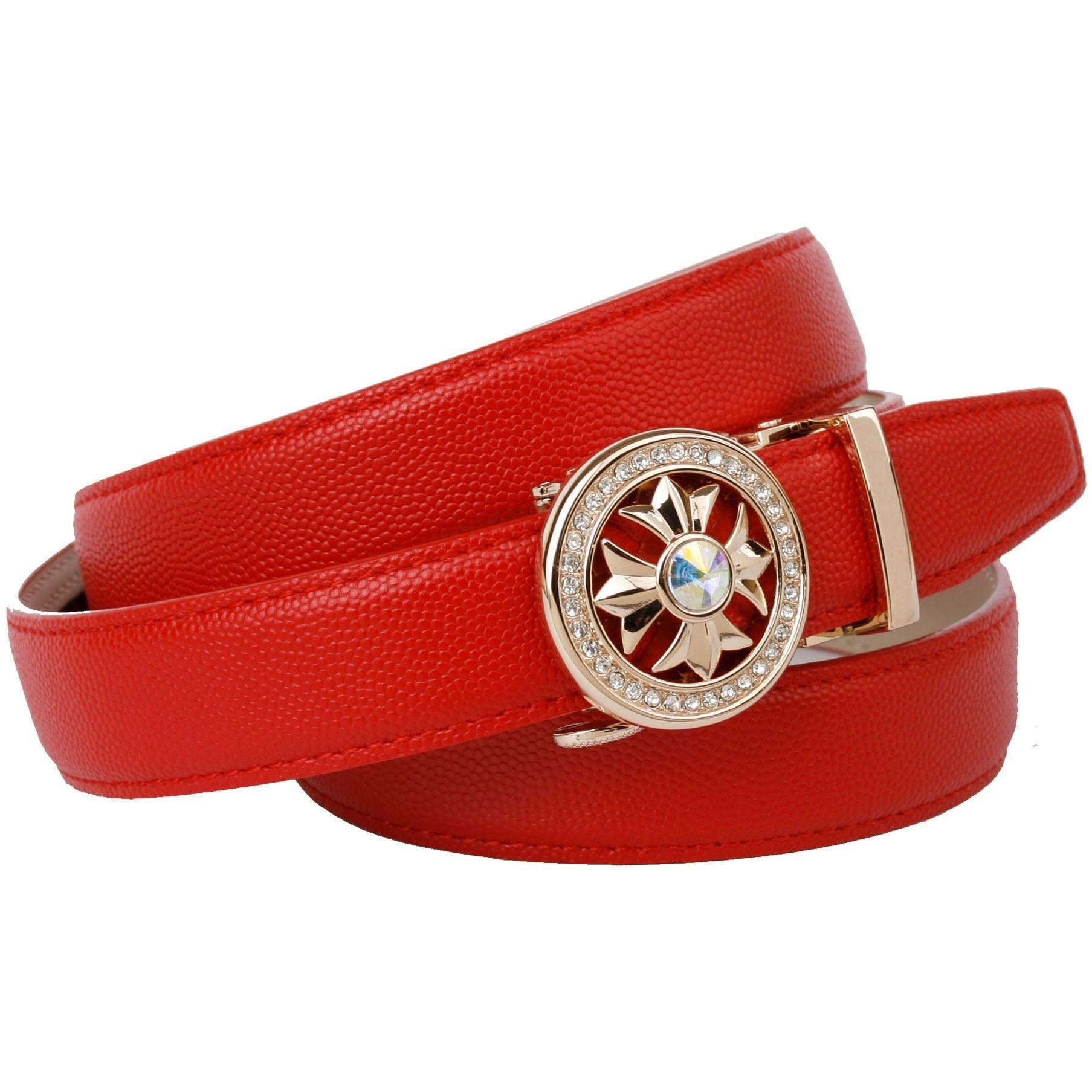 Image of Anthoni Crown Ledergürtel, Damengürtel mit filigraner Schliesse bei Ackermann Versand Schweiz