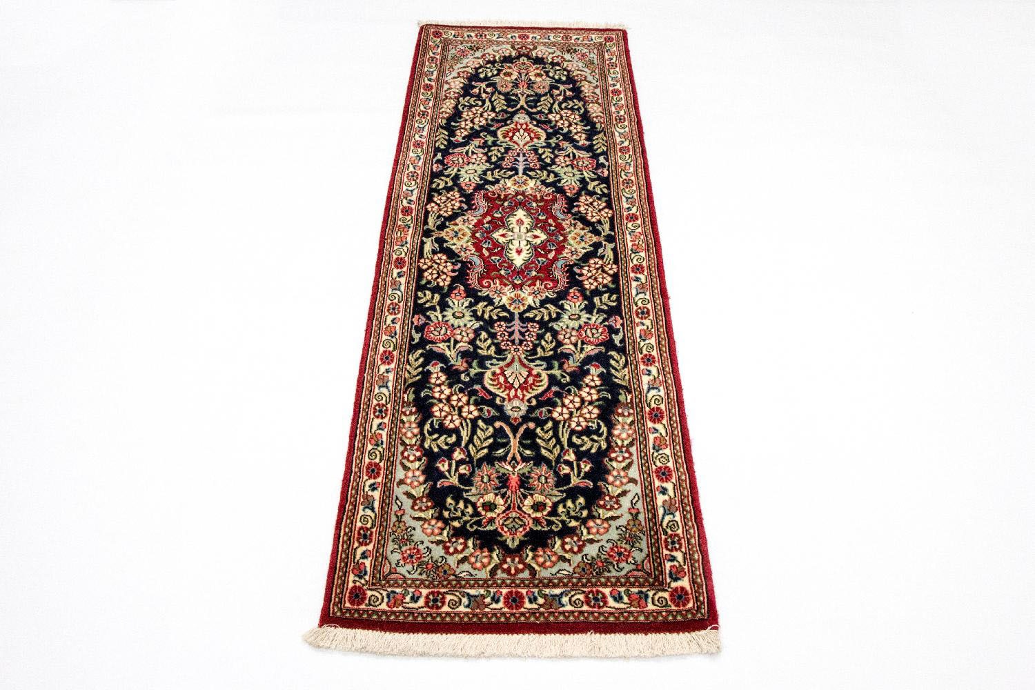 Image of morgenland Läufer »Ghom Teppich handgeknüpft blau«, rechteckig, 7 mm Höhe, handgeknüpft bei Ackermann Versand Schweiz