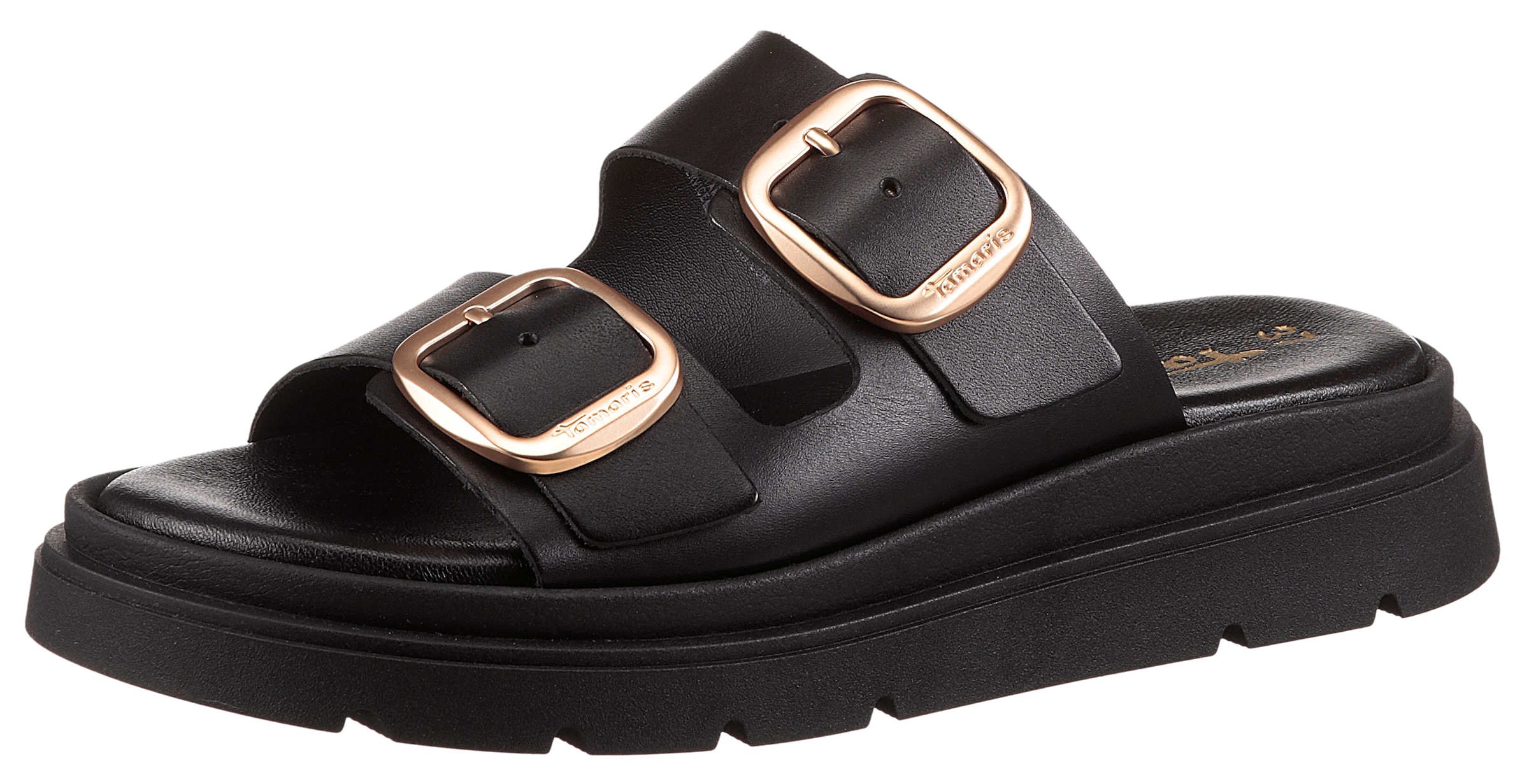 Image of Tamaris Pantolette, Keilabsatz, Plateau, Sommerschuh, mit Touch It-Ausstattung