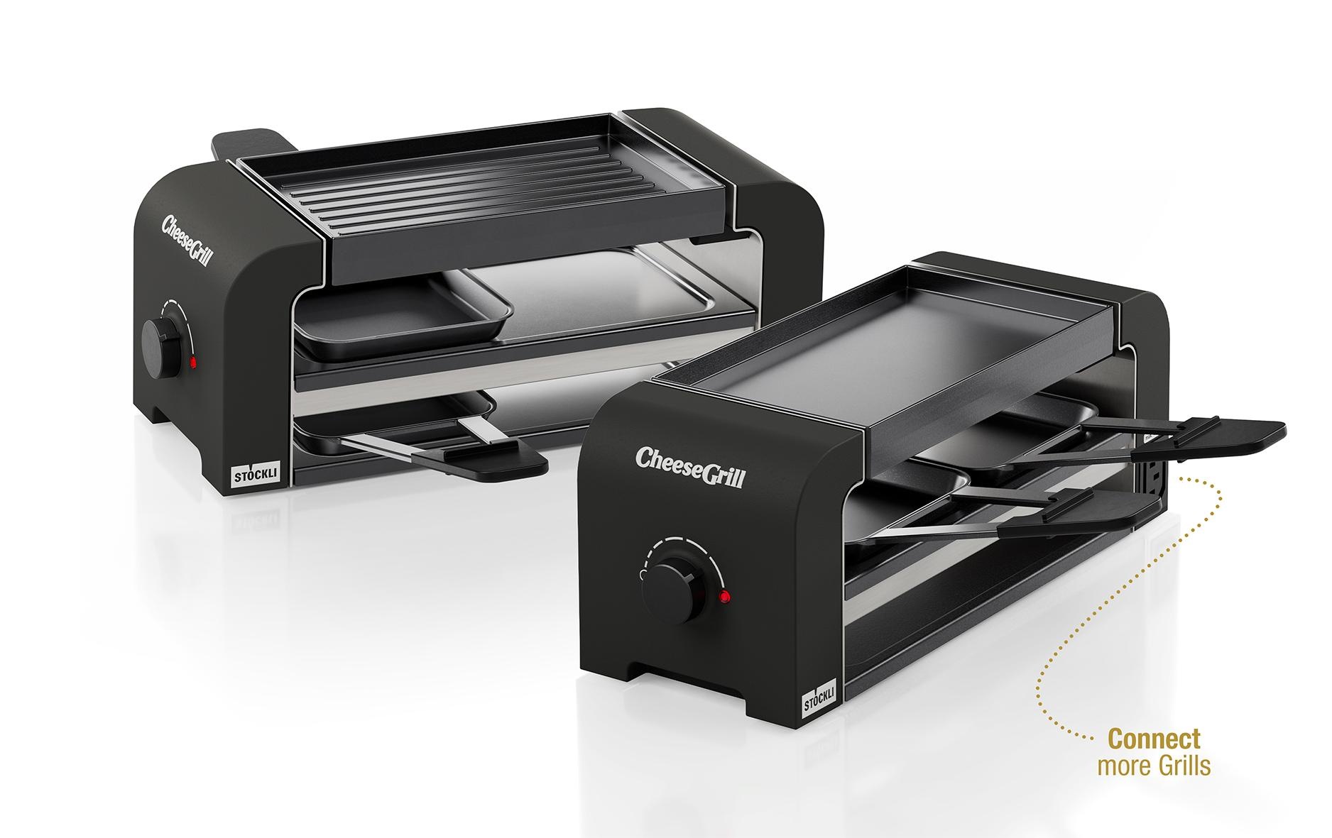 Stöckli Raclette »Stöckli CheeseGrill 2 Connect Set 12 Personen«