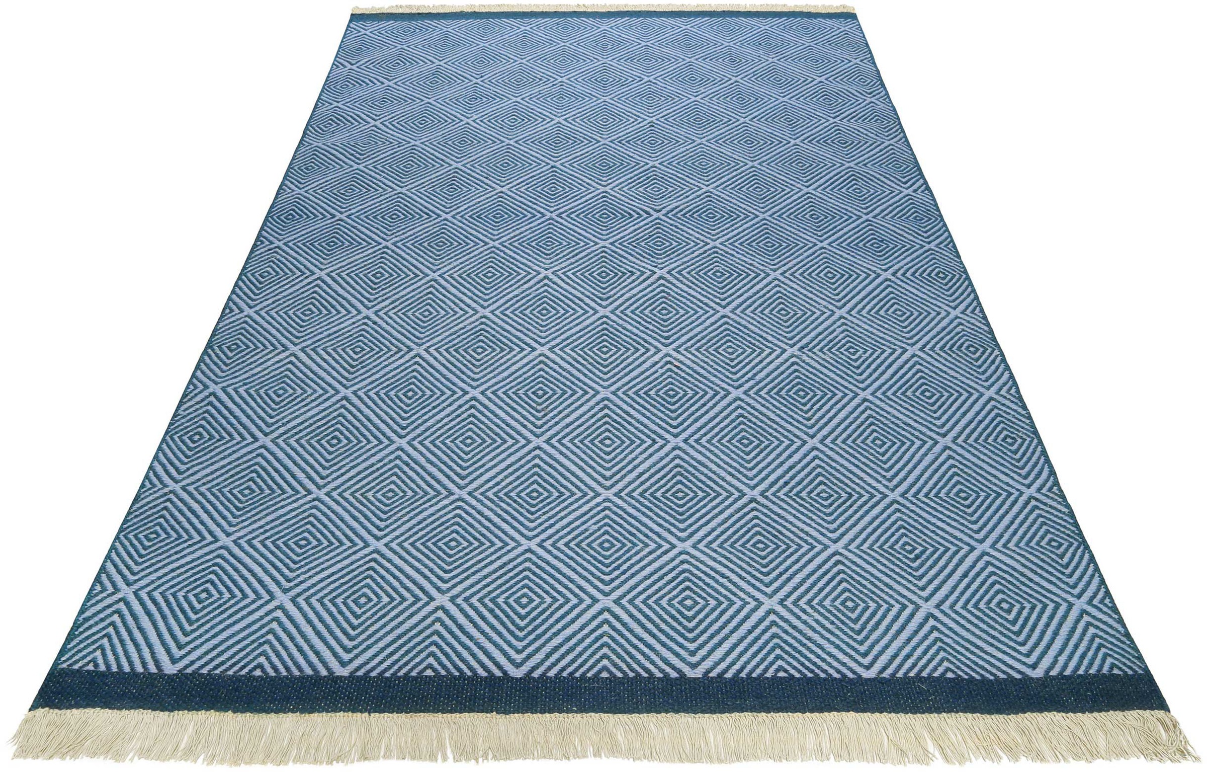 Image of Esprit Wollteppich »Cairo ESP-2206«, rechteckig, 10 mm Höhe, Naturfaserteppich mit Fransen im modernen Design, Wohnzimmer bei Ackermann Versand Schweiz