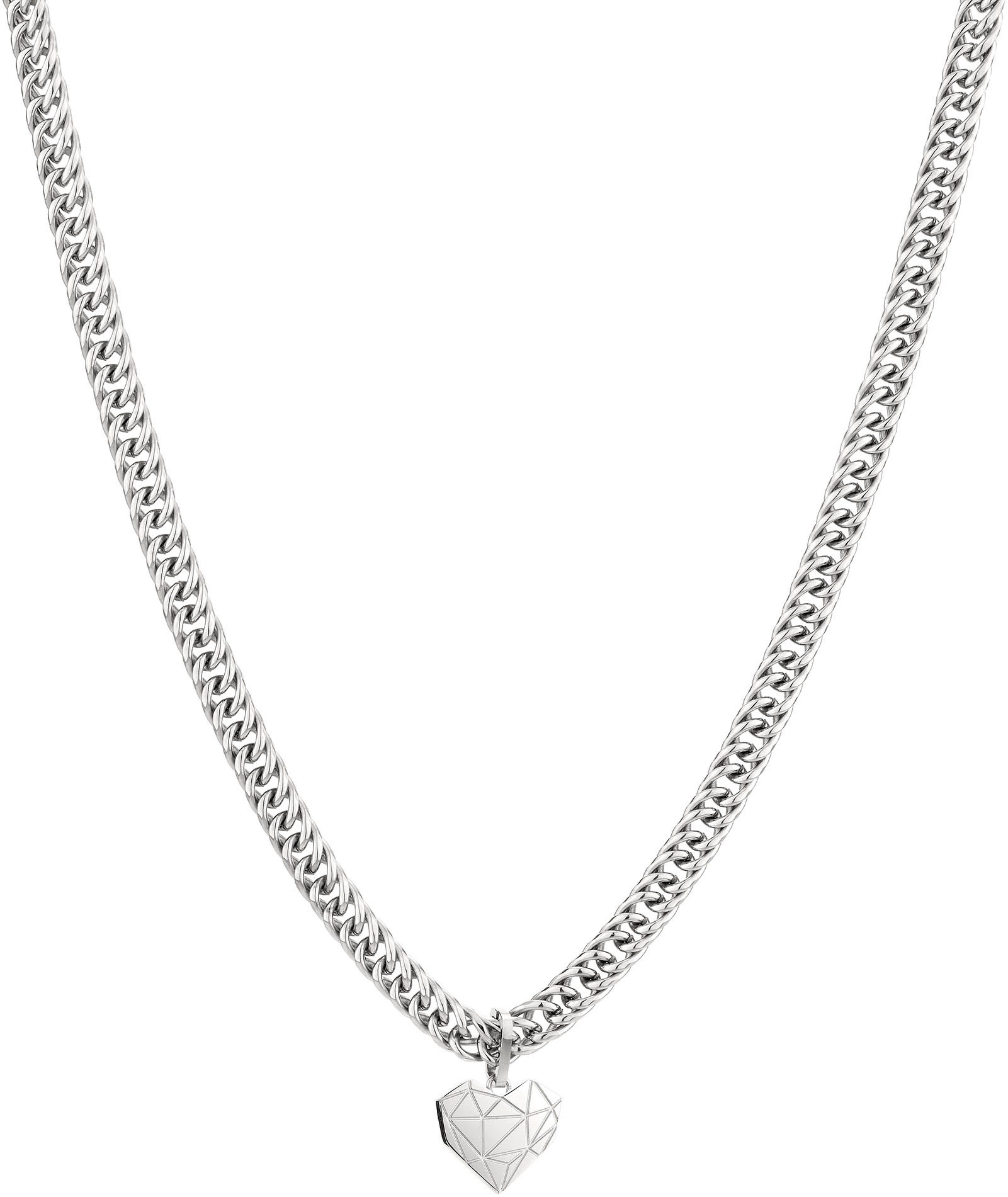 Image of Liebeskind Berlin Kette mit Anhänger "Schmuck Geschenk Edelstahl Halskette Herz"