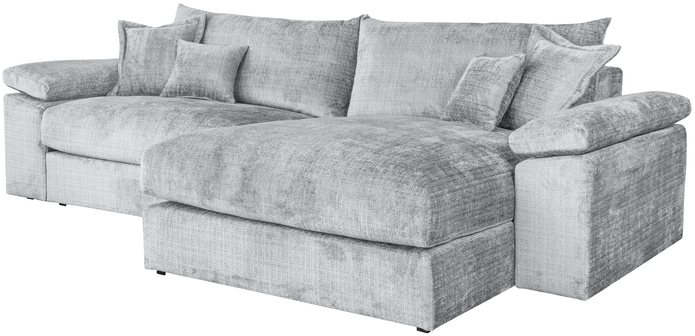 Home affaire Ecksofa »Soft&Cosy XXL L-Form - Breite 303 cm«, Mega-Sofa, Cord oder Chenille-Struktur, Federkern-Polsterung