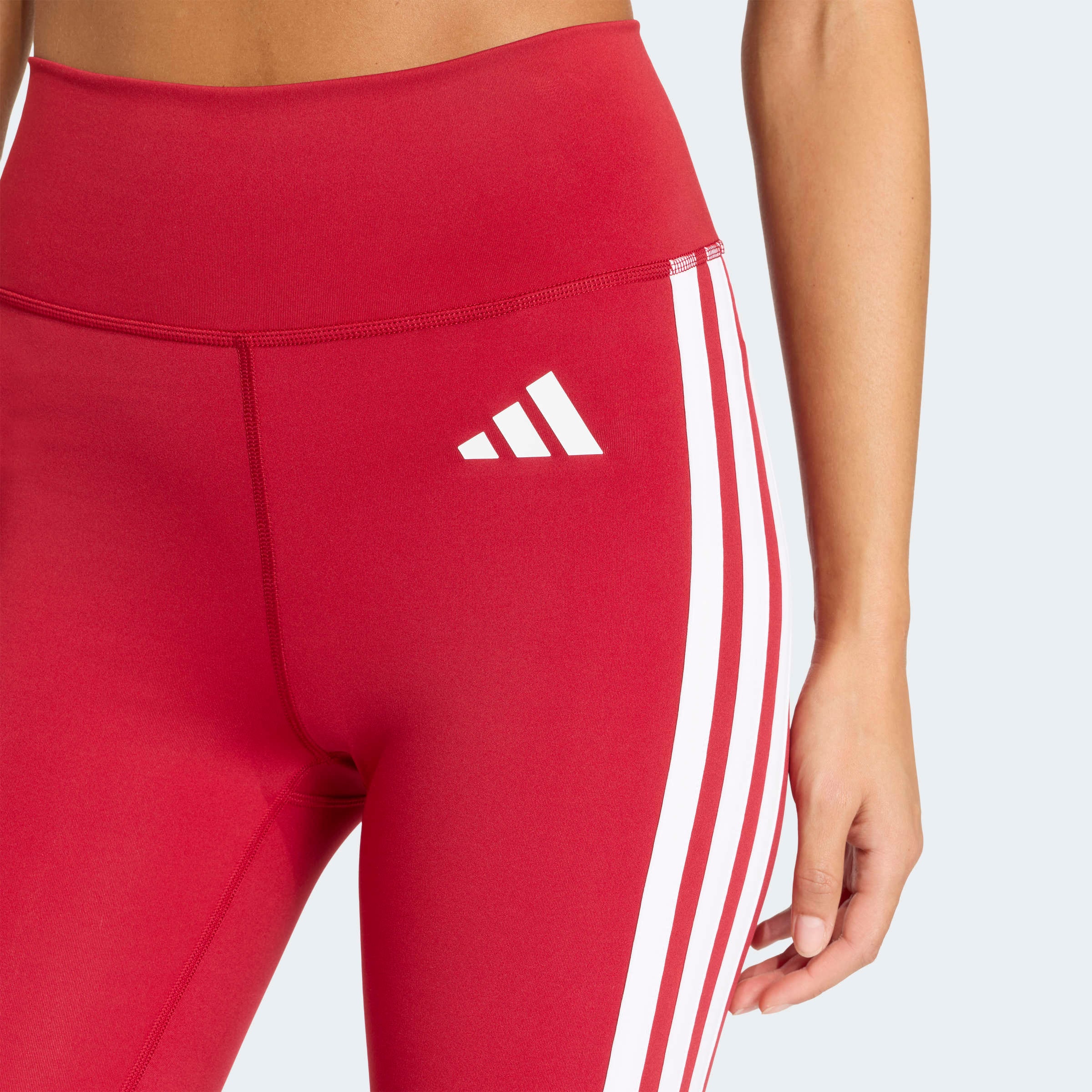 adidas Performance Caleçon d'entraînement »OPTIME ESSENTIALS 3-STREIFEN 7/8-LEGGINGS«