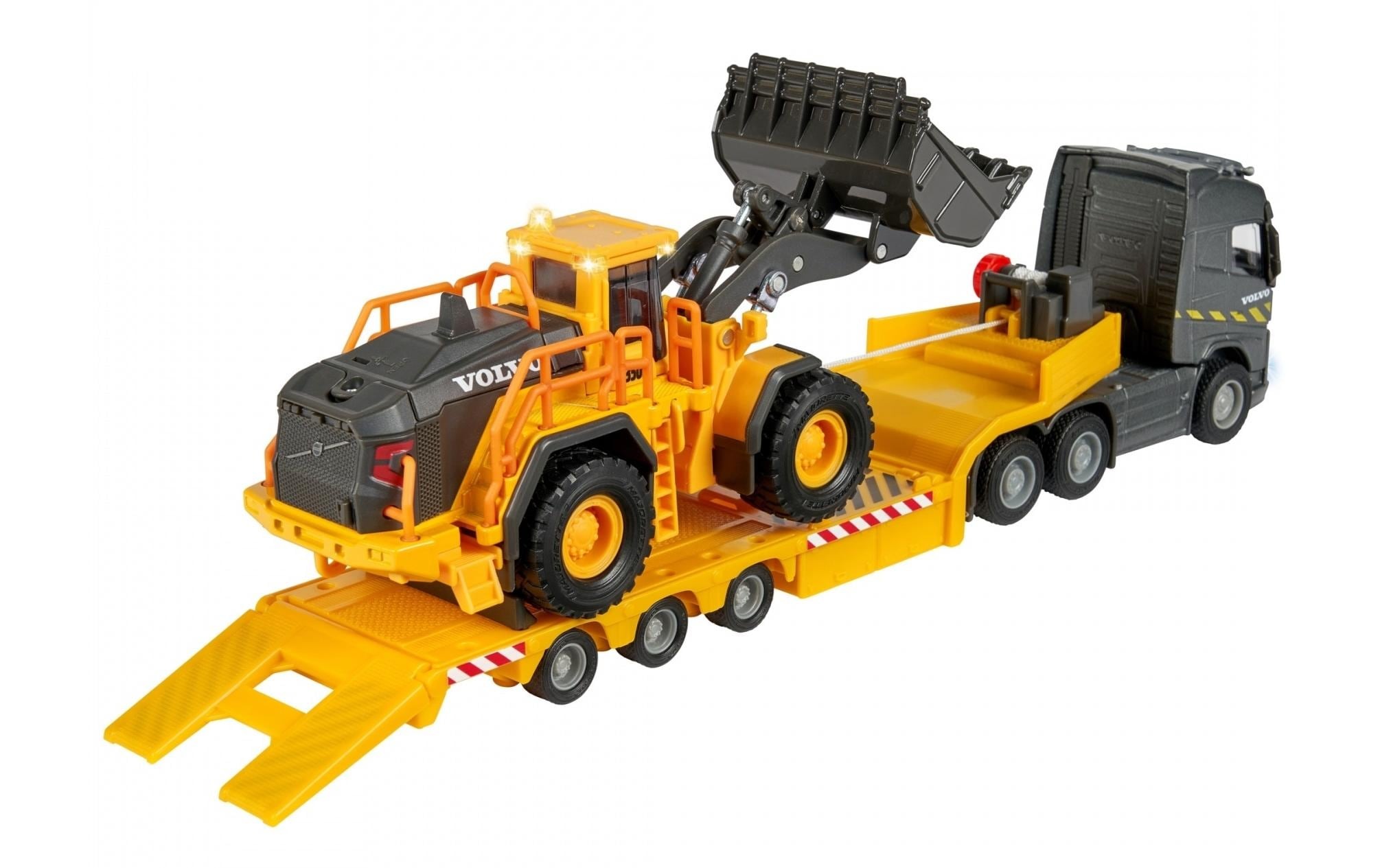 majORETTE Spielzeug-LKW »Volvo Truck + Wheel Loader«
