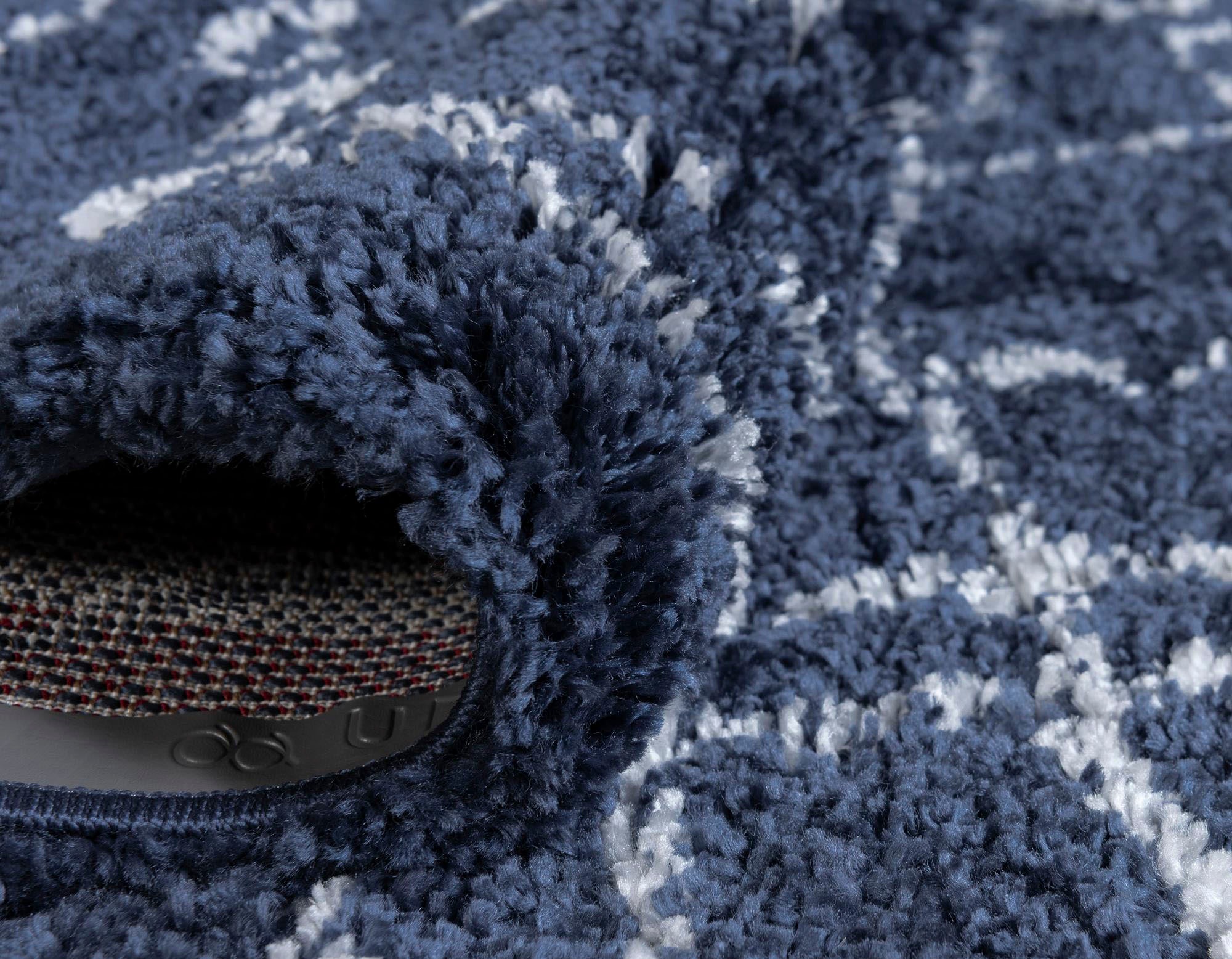 Myflair Möbel & Accessoires Hochflor-Teppich »Temara Shag, LAGERRÄUMUNG!« rund 51 mm Höhe gewebt, Scandi Design, ideal im Wohnzimmer & Schlafzimmer