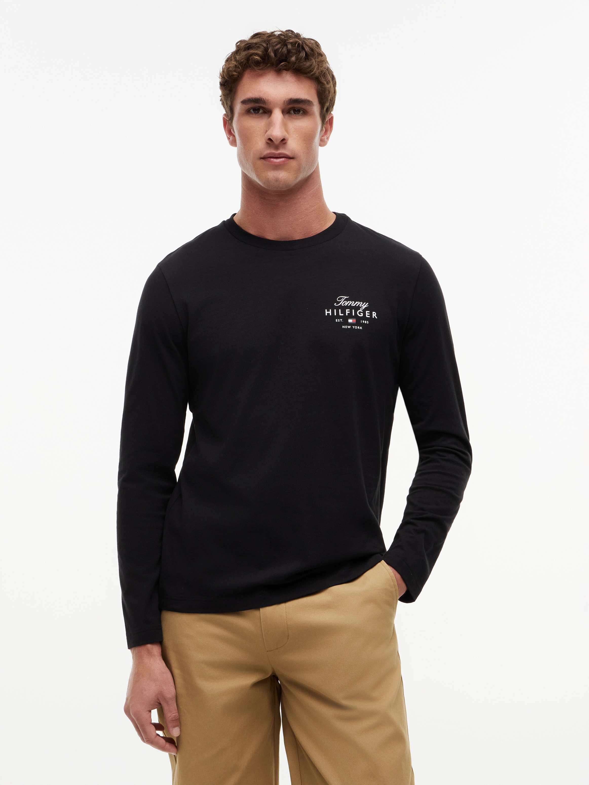 Tommy Hilfiger T-shirt à manches longues »SCRIPT STACK LS REGULAR TEE«