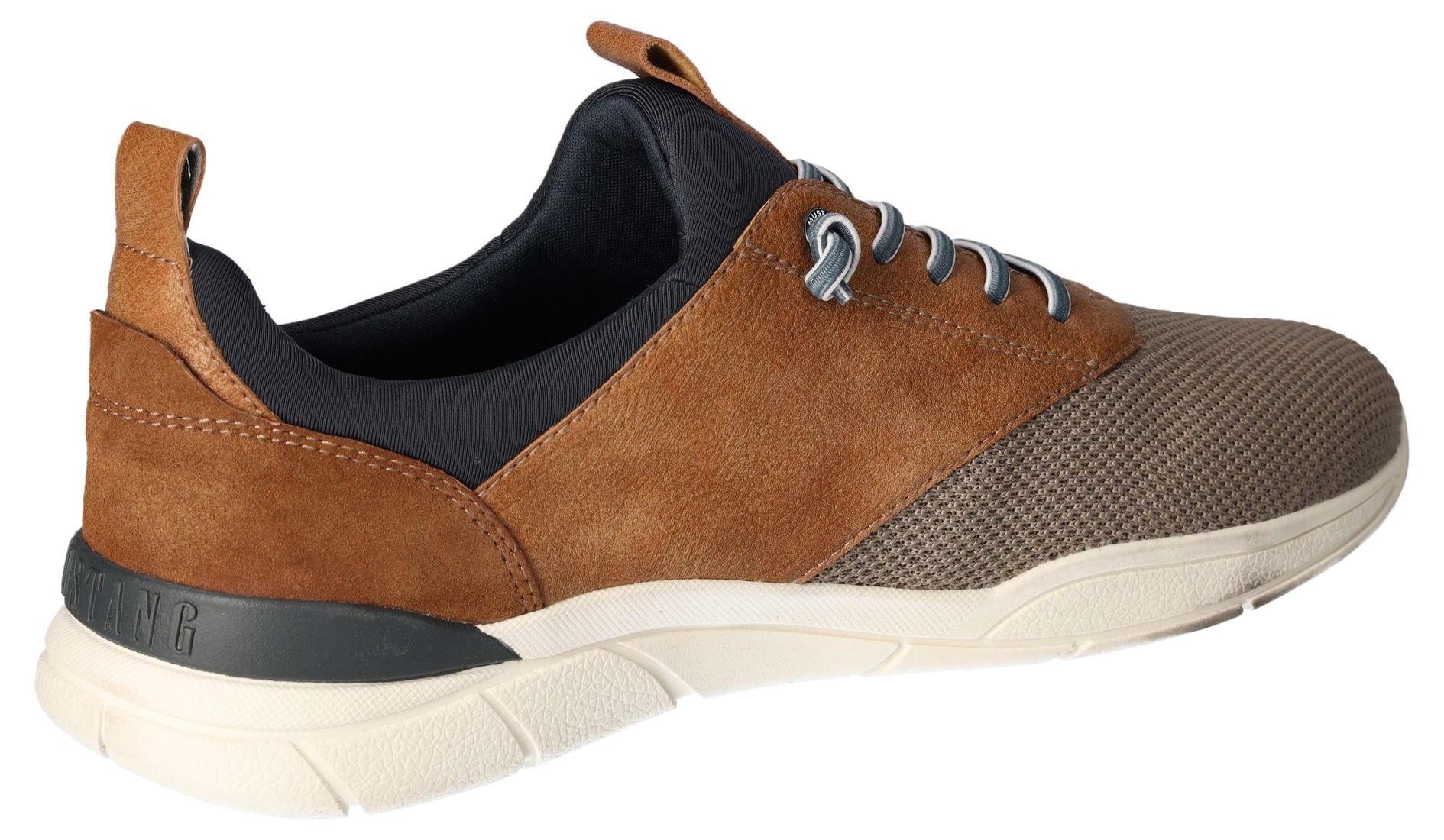 Mustang Shoes Slip-On Sneaker, mit Mustang Markenlabel, Freizeitschuh, Halbschuh, Schlupfschuh