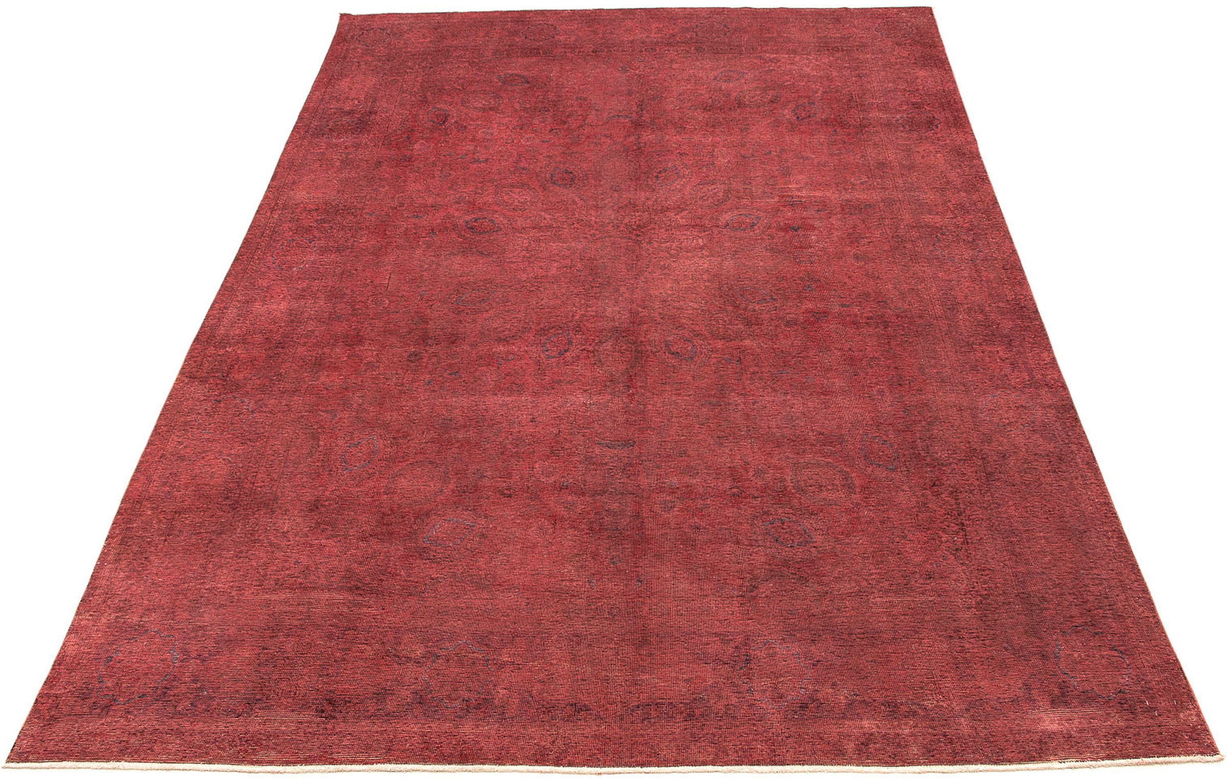 Image of morgenland Teppich »Vintage - 393 x 285 cm - dunkelrot«, rechteckig, 8 mm Höhe, Wohnzimmer, Handgeknüpft, Einzelstück mit Zertifikat bei Ackermann Versand Schweiz