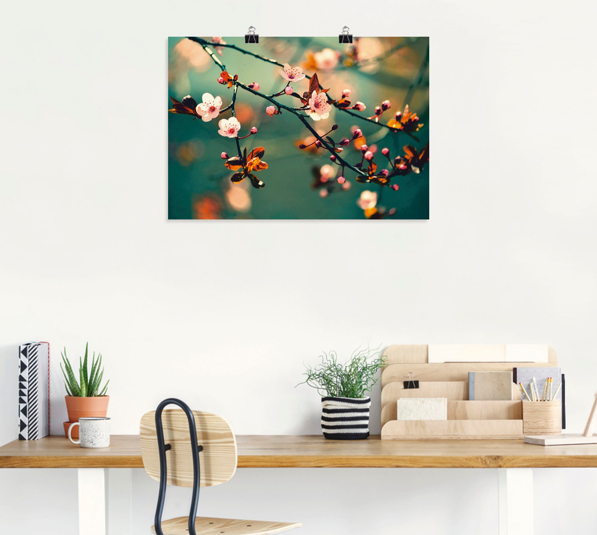 Artland Wandbild »Japanische Kirsch Sakura Blumen« 1 Stk. tlg. als Leinwandbild, Poster in verschied. Grössen