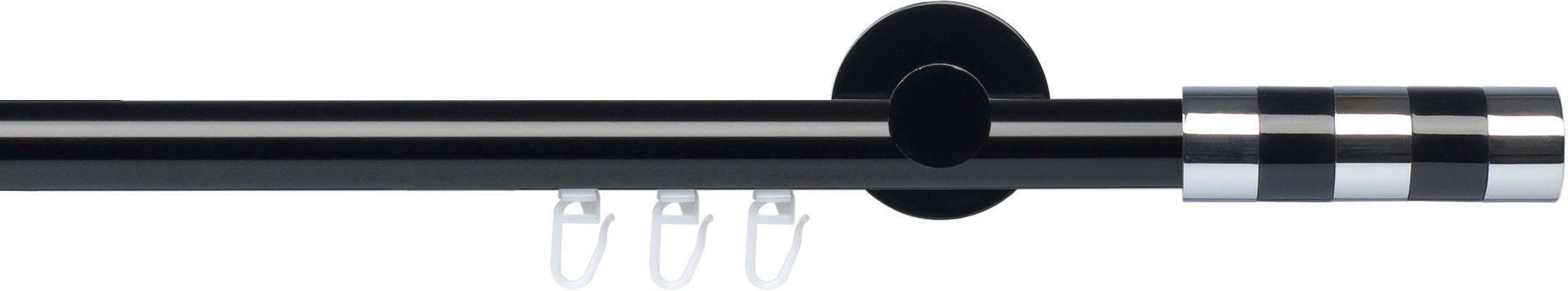 Image of Liedeco Gardinenstange "Innenlaufgarnitur 20 mm Piano Murcia" Ø 20 mm 1 läufig-läufig Fixmass Gardinenstange Komplett