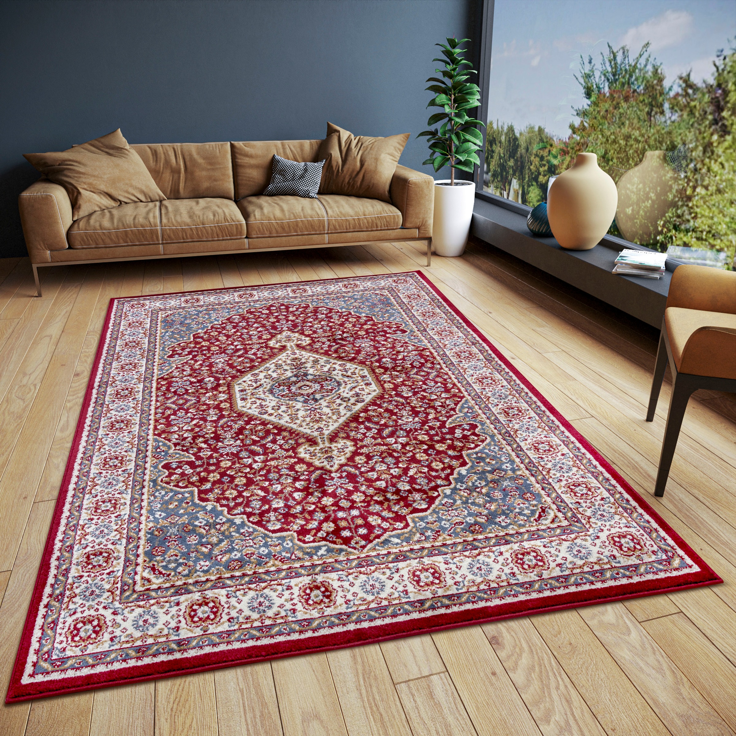 Image of HANSE Home Teppich "Mochi" rechteckig 8 mm Höhe Läufer, Orientalisch, Kurzflor, Wohnzimmer, Schlafzimmer, Esszimmer