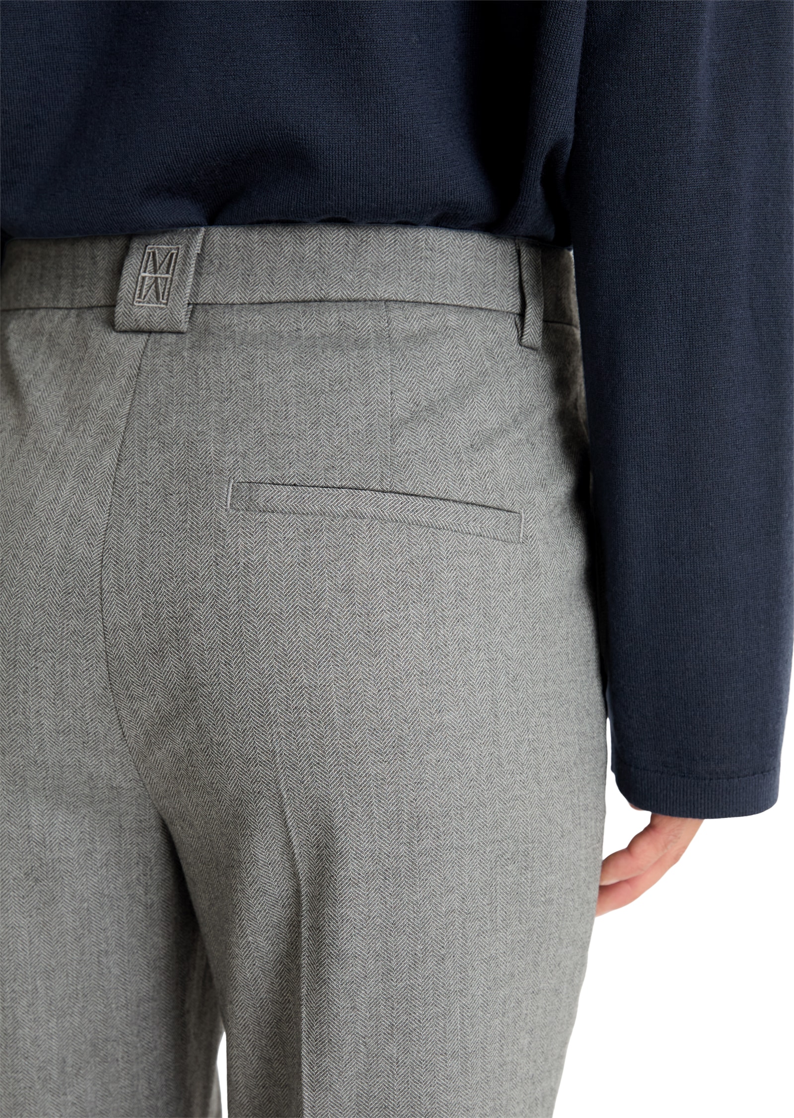 Marc O'Polo Pantalon 7/8 »MALIN SLIM«  avec fente à l'ourlet, coupe slim
