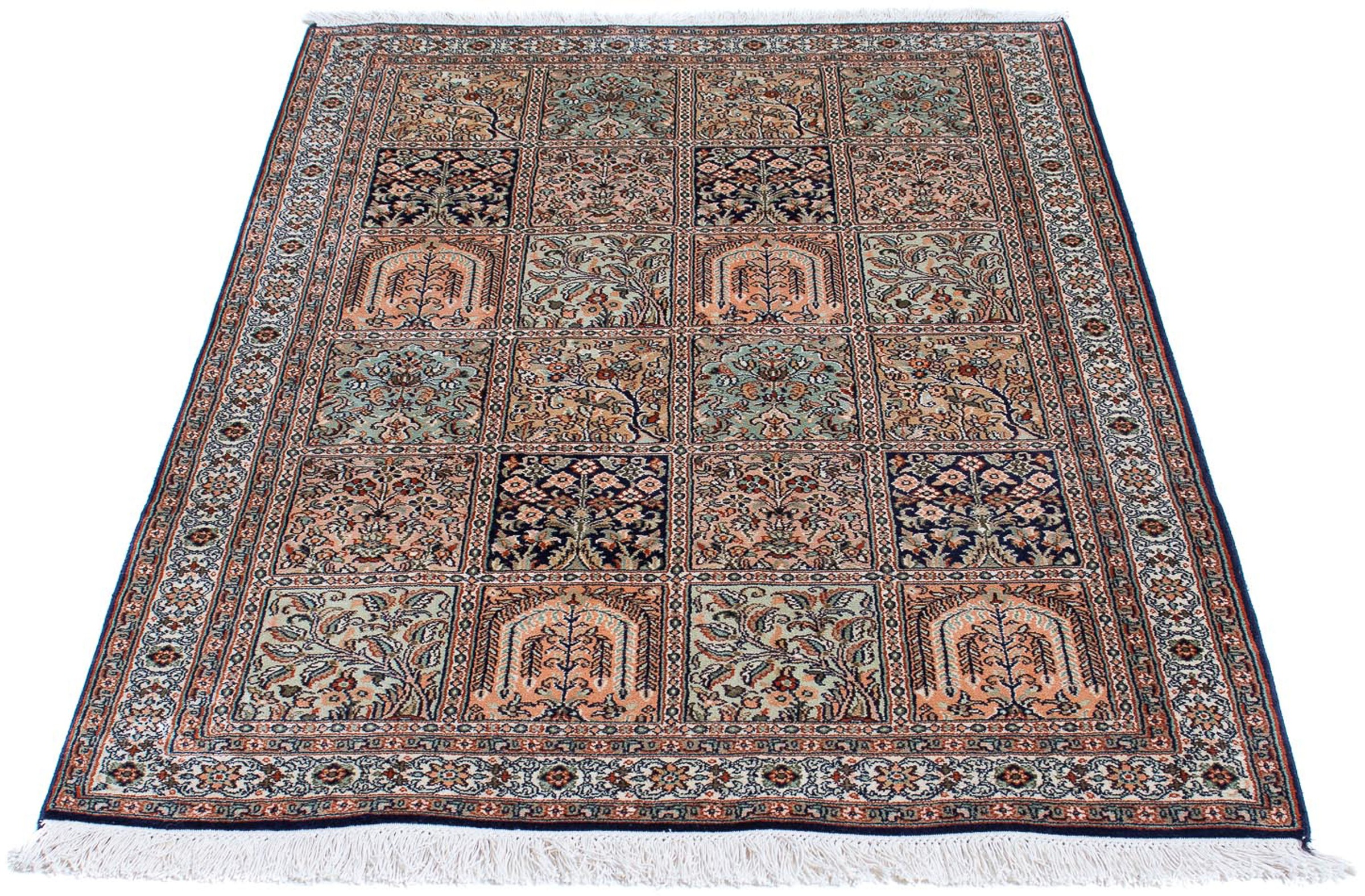 Image of morgenland Seidenteppich »Seidenteppich - Kaschmir Seide - 152 x 94 cm - mehrfarbig«, rechteckig, 4 mm Höhe, Wohnzimmer, Handgeknüpft, Einzelstück mit Zertifikat bei Ackermann Versand Schweiz